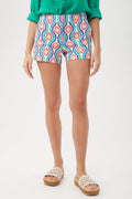 Corbin Short - Coconut Grove Pique