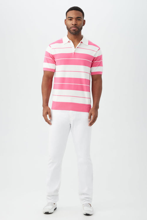 AG Men's Tellis White Sueded Slim Jean