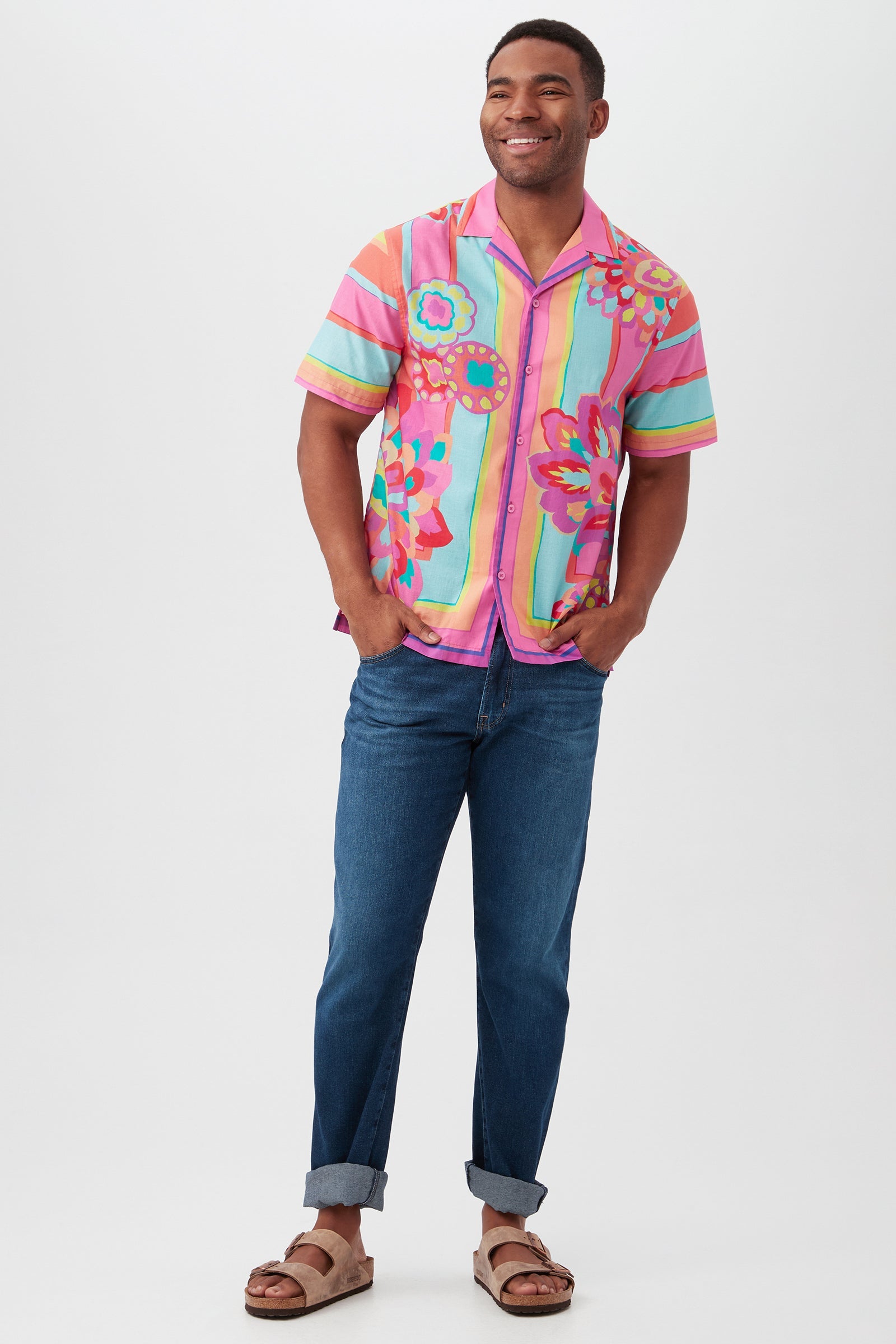 Josue Short-Sleeve Shirt - Isola Floral