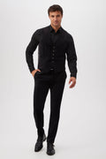 Irving Vest - Black Velveteen