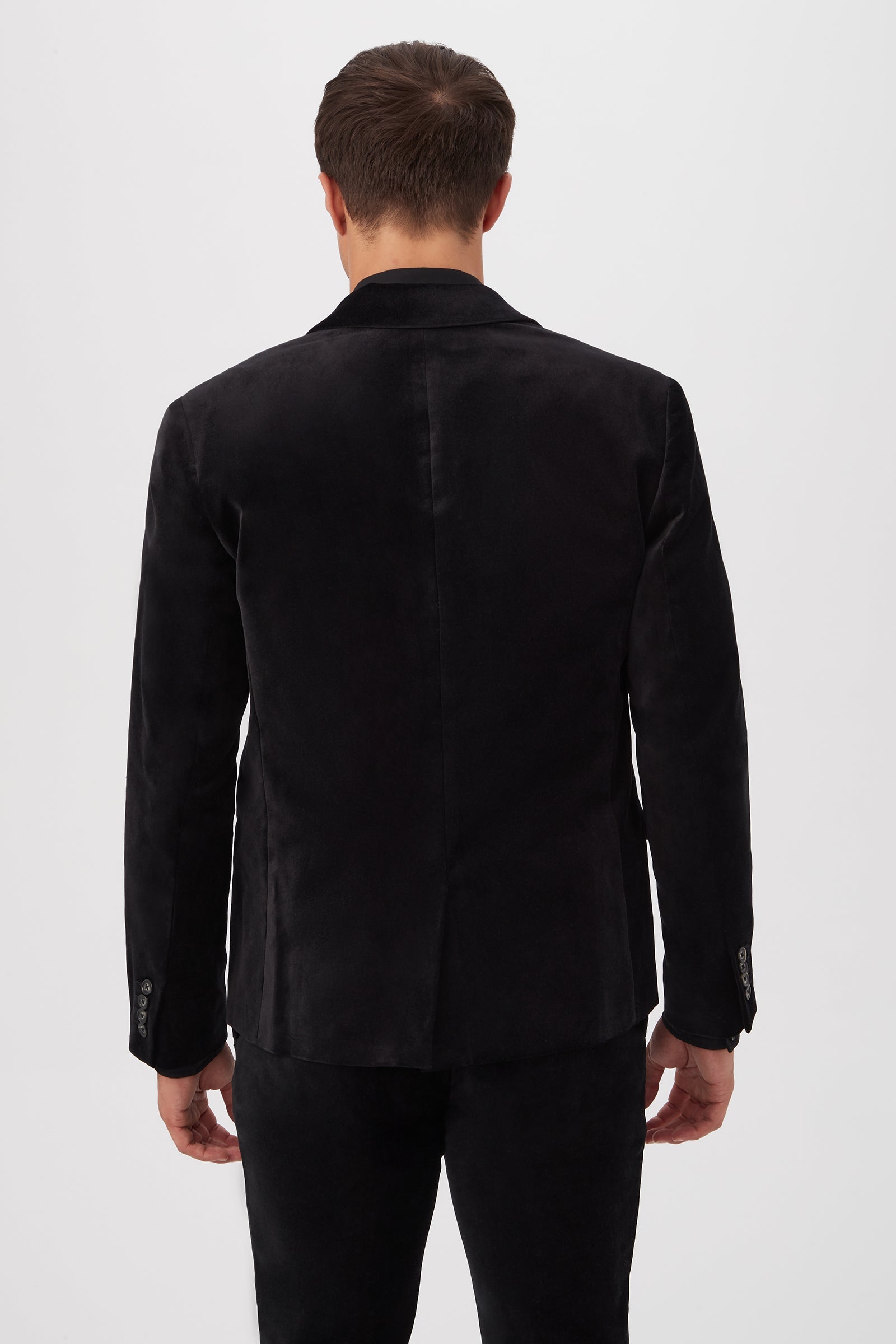Thurston Blazer - Black Velveteen