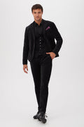 Thurston Blazer - Black Velveteen