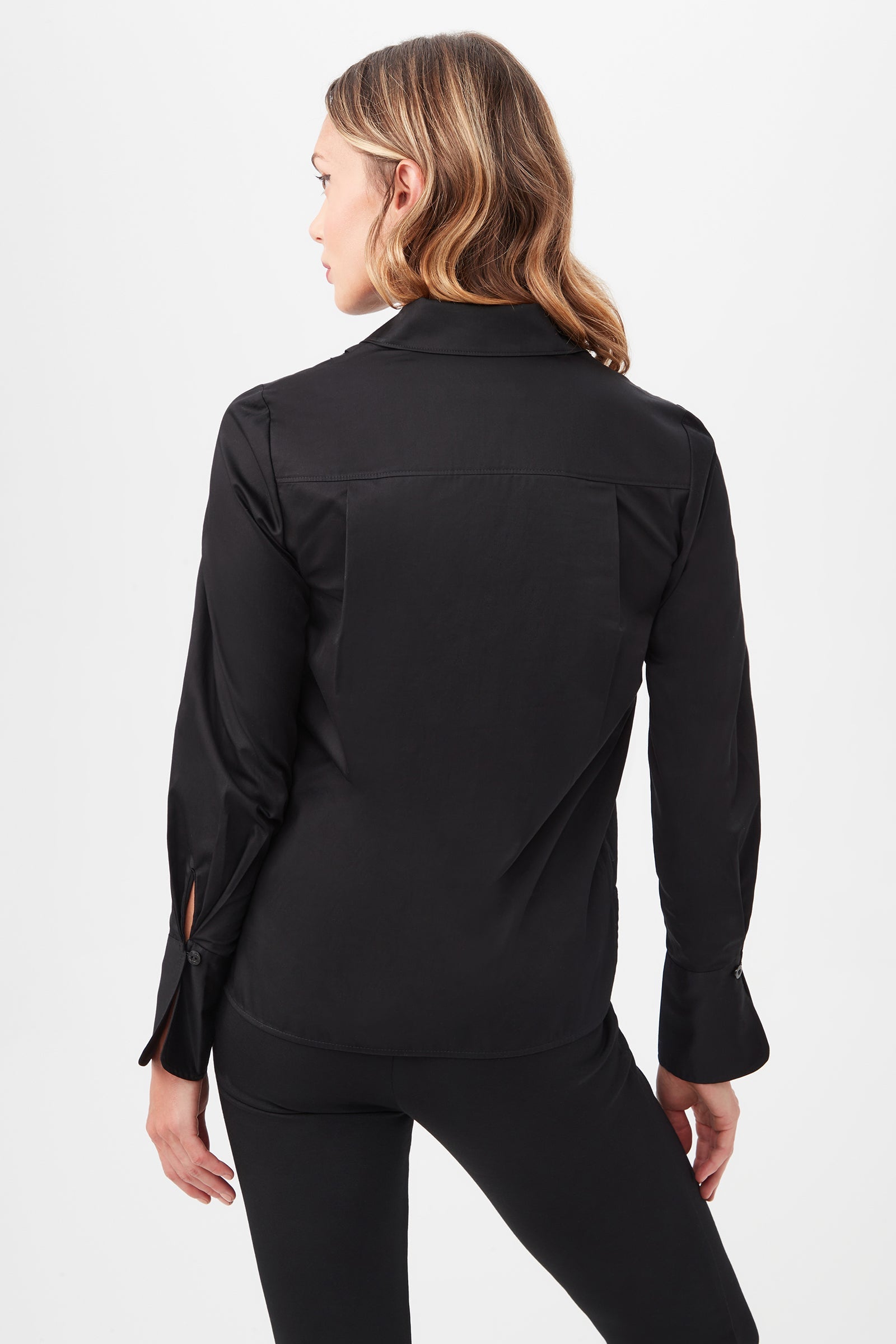 Delancey Long-Sleeve Button-Up Cotton Shirt