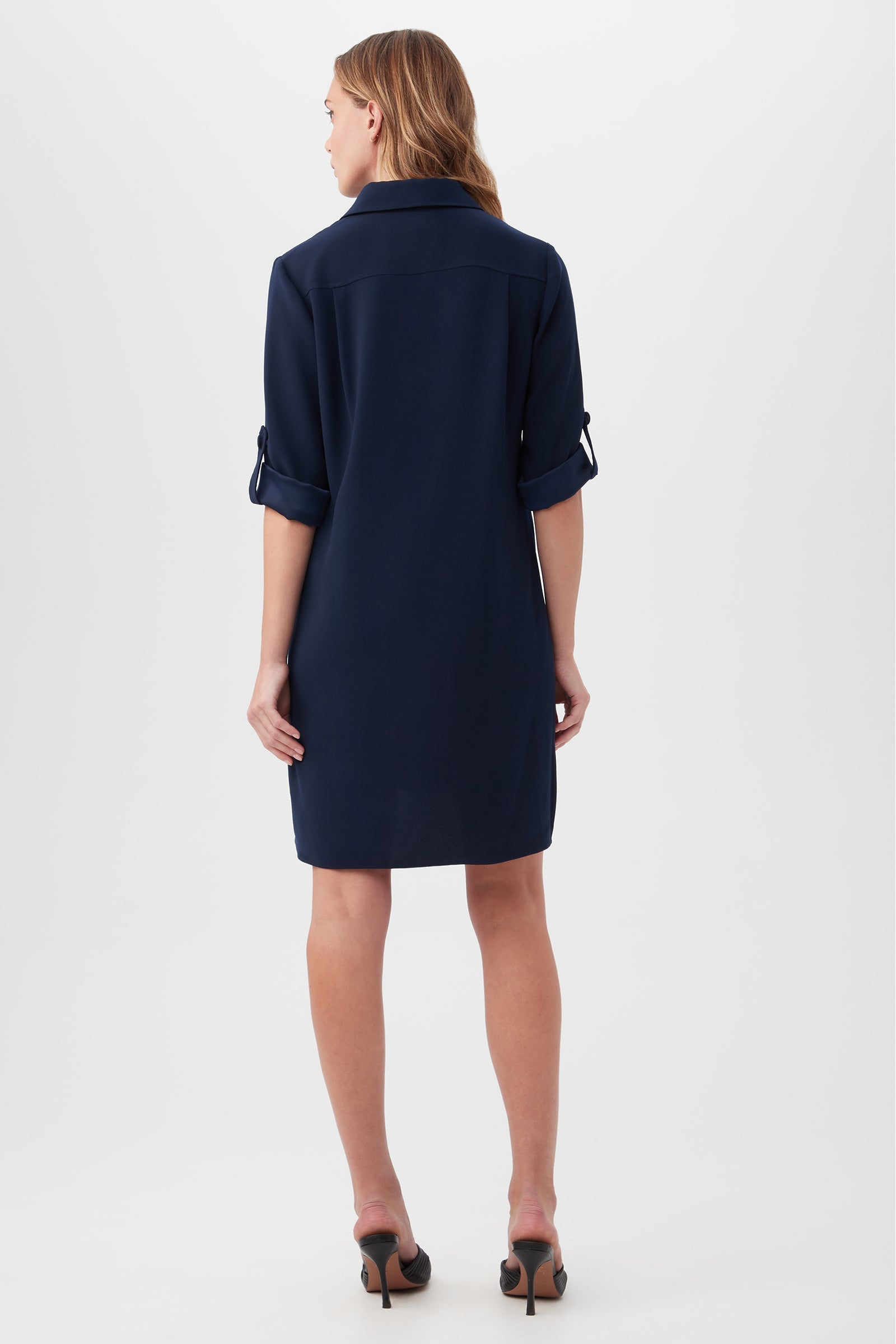 Portrait Shirt Dress