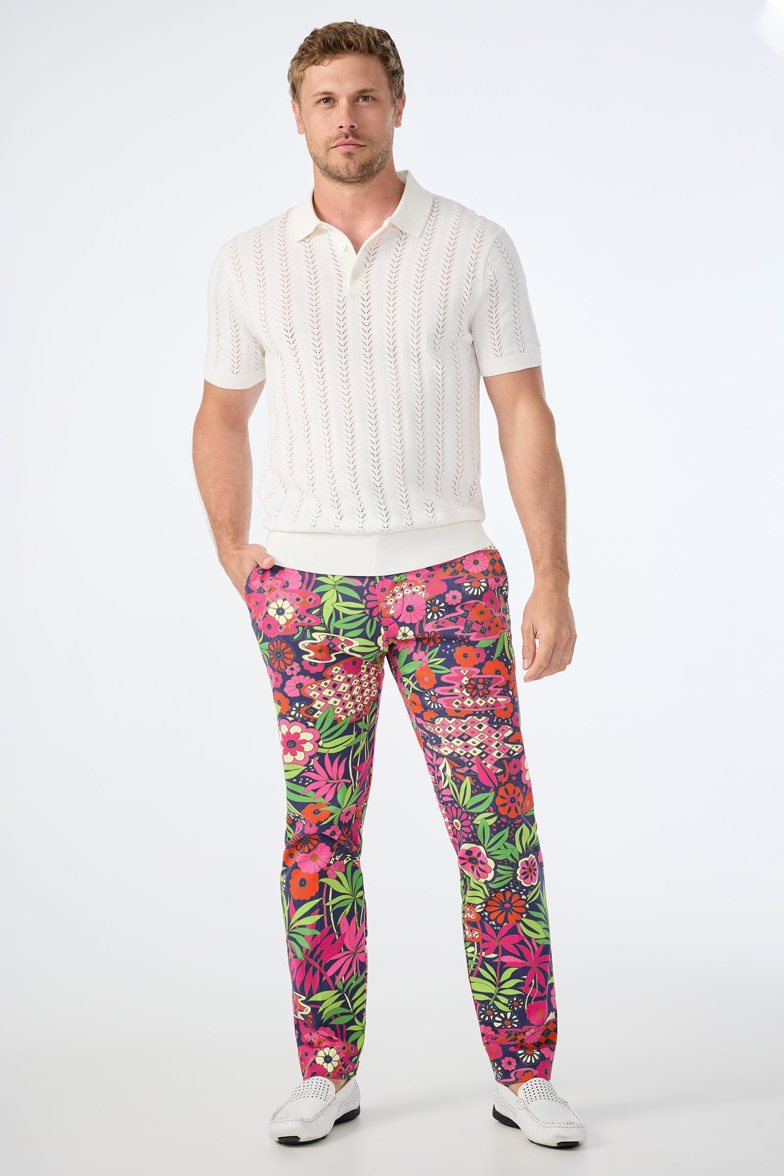 Clyde Slim Trouser - Fumi Floral
