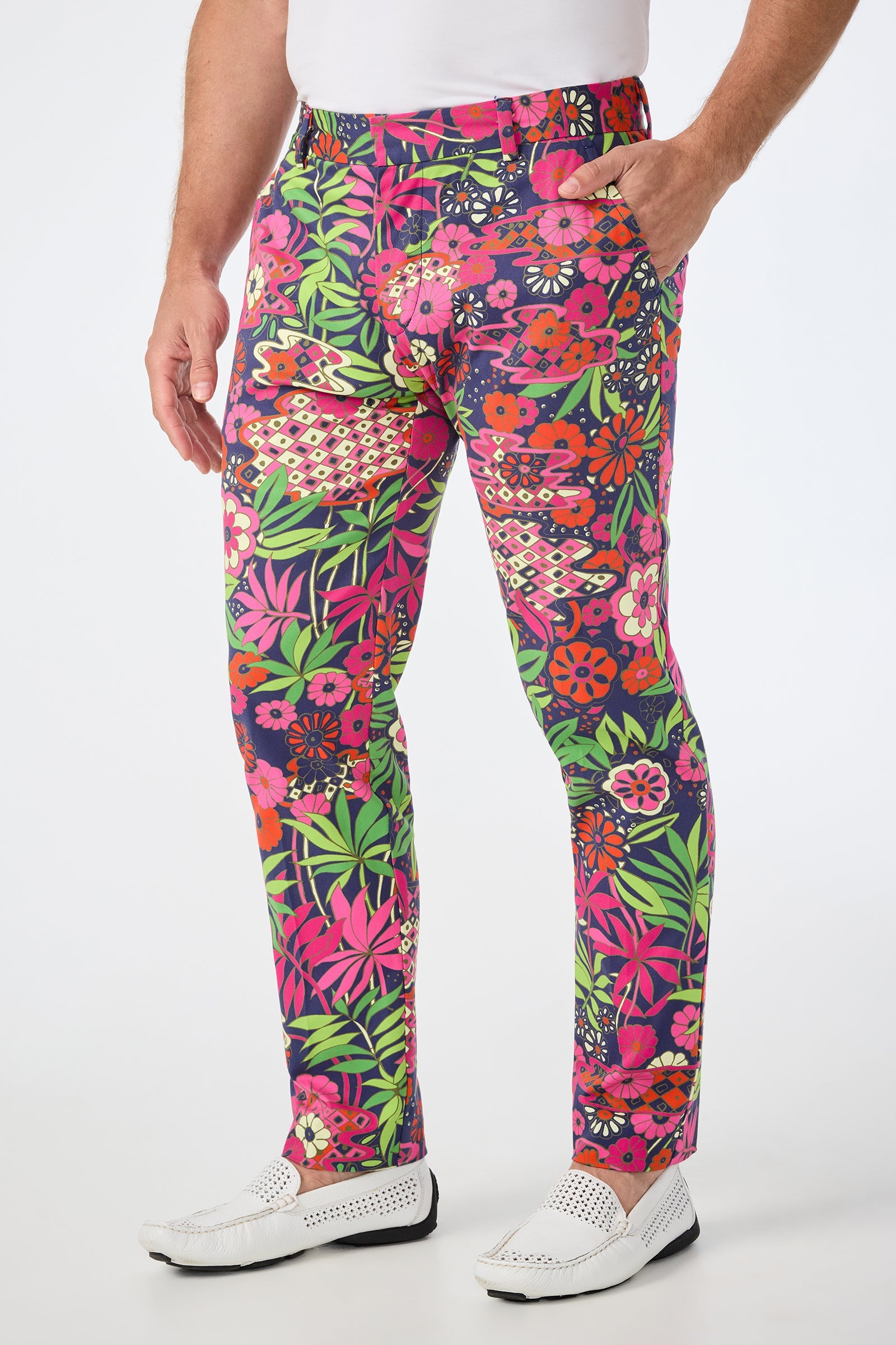 Clyde Slim Trouser - Fumi Floral