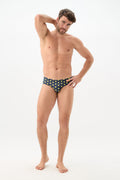 Bondi Swim Brief - Tennis Polka Dot
