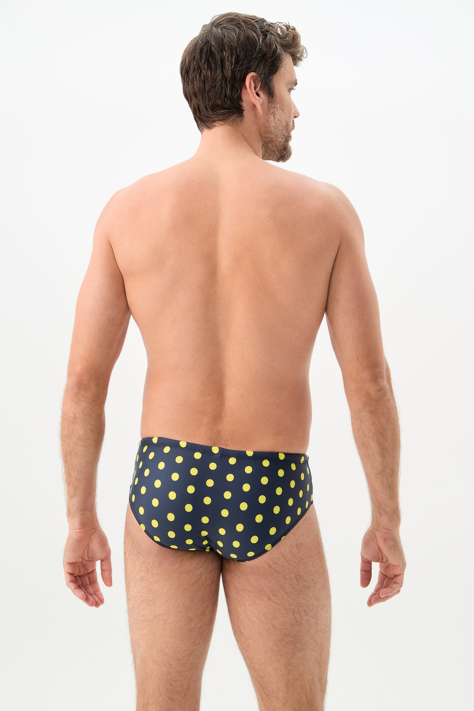 Bondi Swim Brief - Tennis Polka Dot