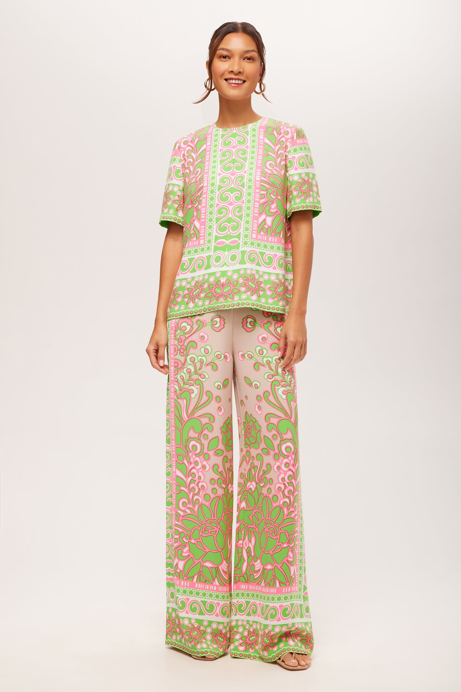 Riggs Short-Sleeve Top - Petra Floral