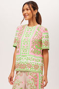 Riggs Short-Sleeve Top - Petra Floral