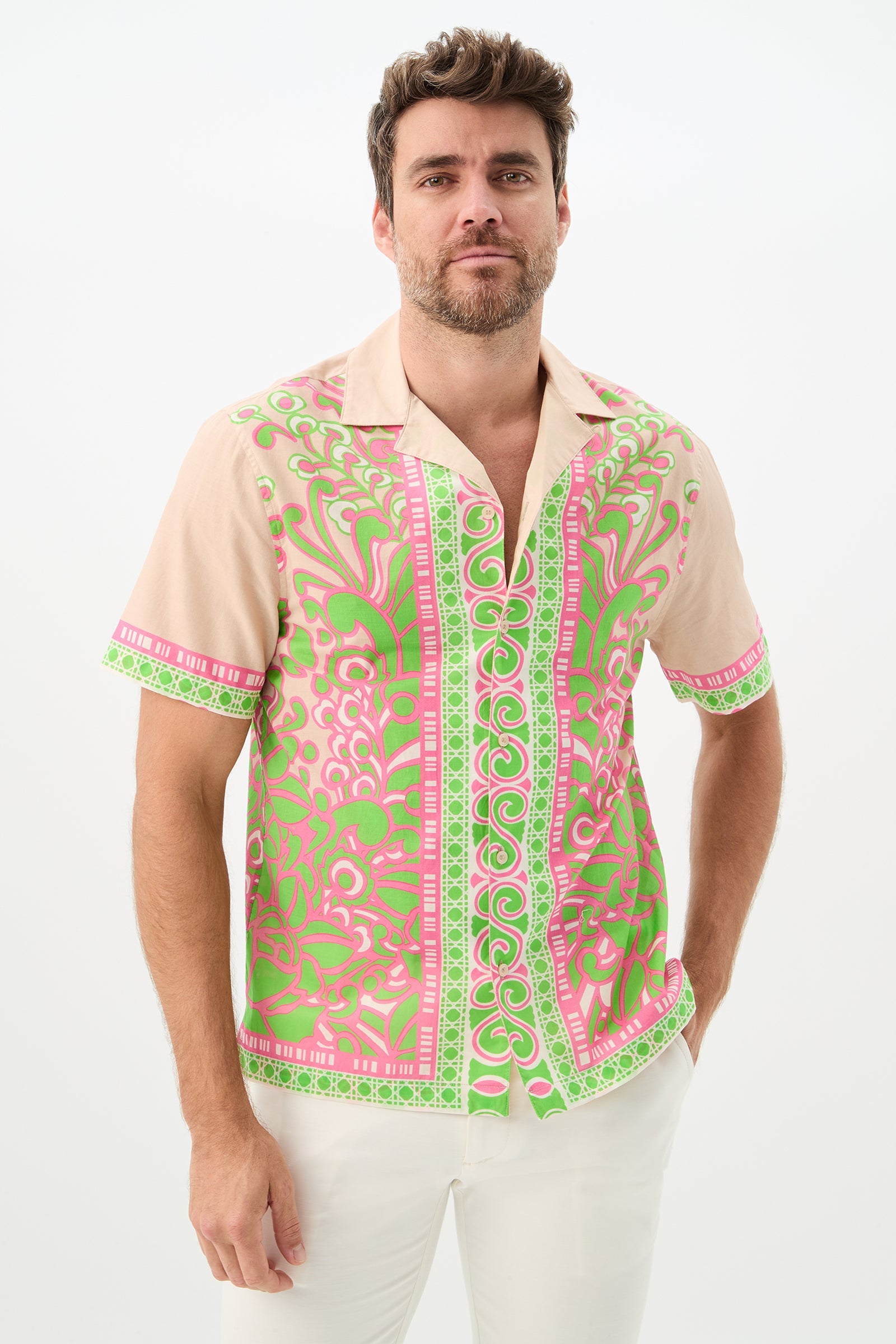 Josue Short-Sleeve Shirt - Petra Floral