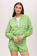 Kyle Zip-Up Bomber Jacket - Billie Jean
