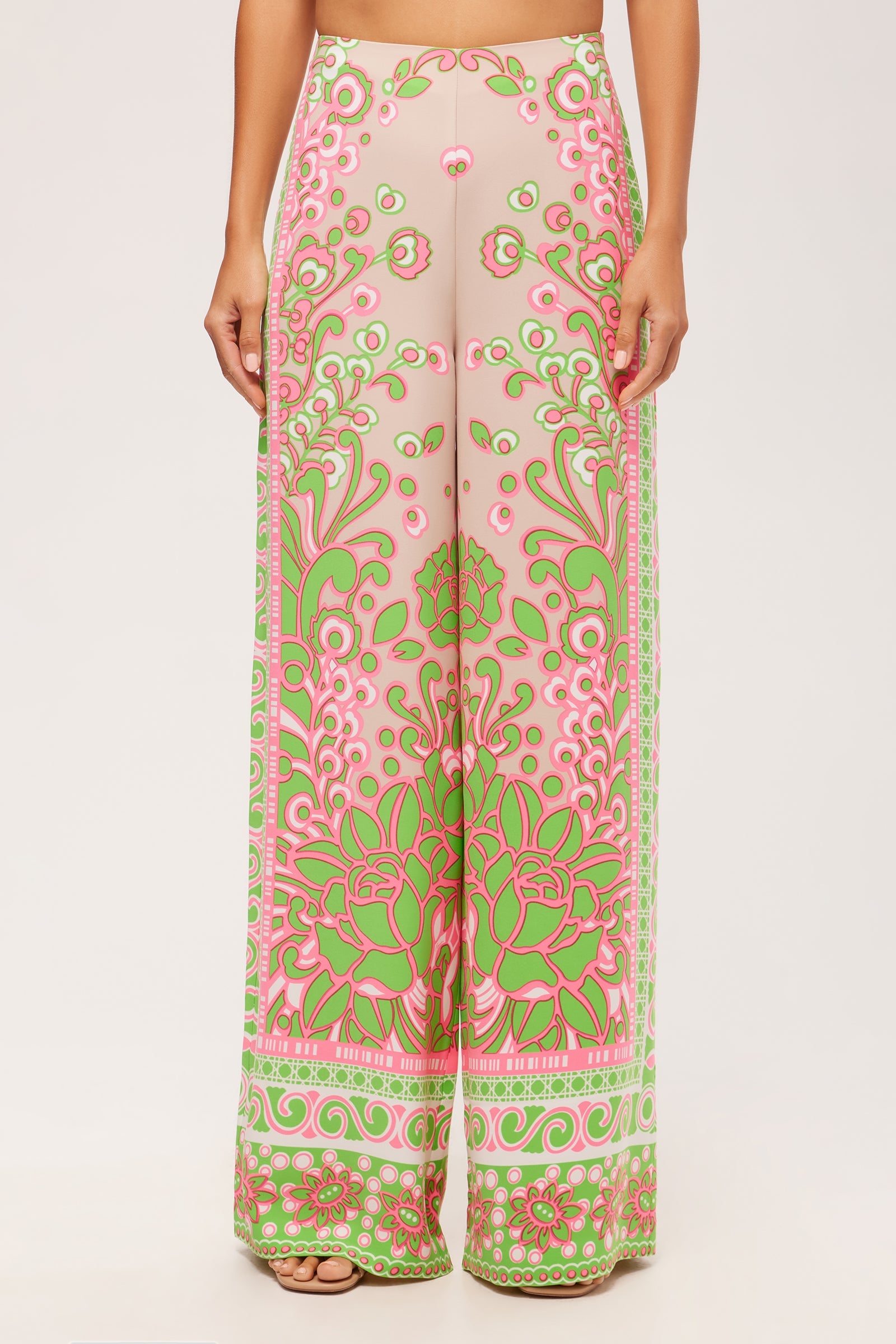 Federer Wide-Leg Pant - Petra Floral