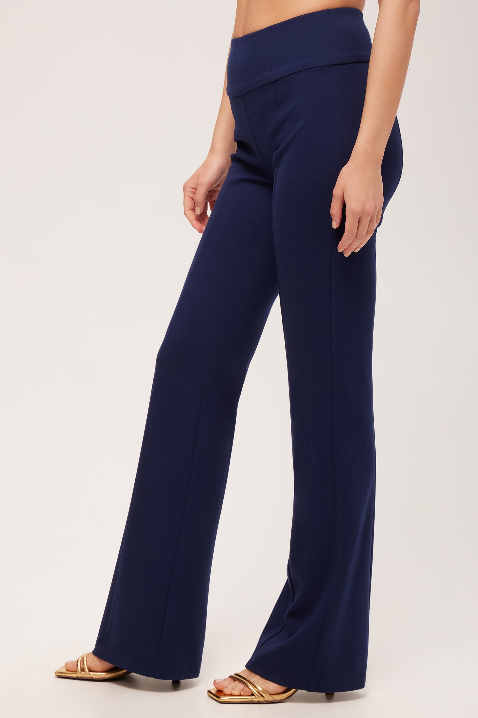 Becker High-Waist Flared Pant - Cozy Ponte