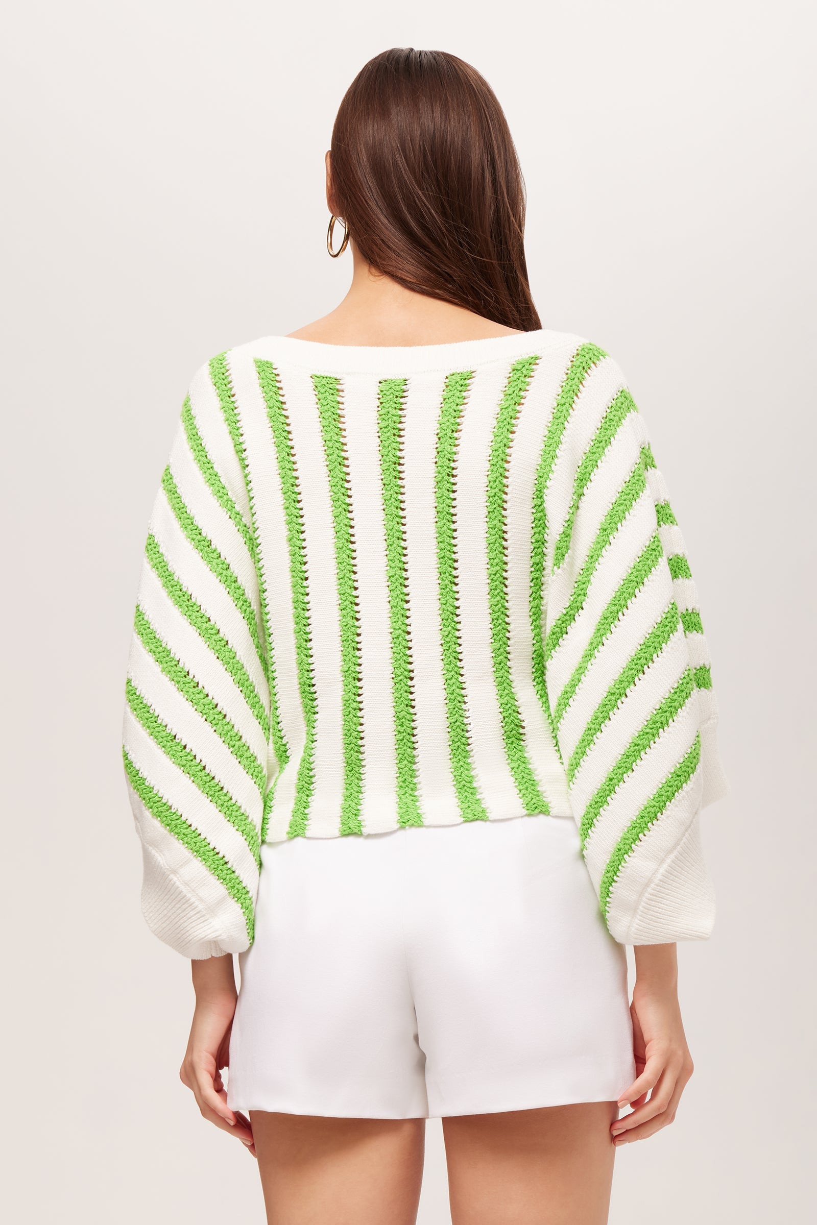 Horizon Striped Boatneck Pullover