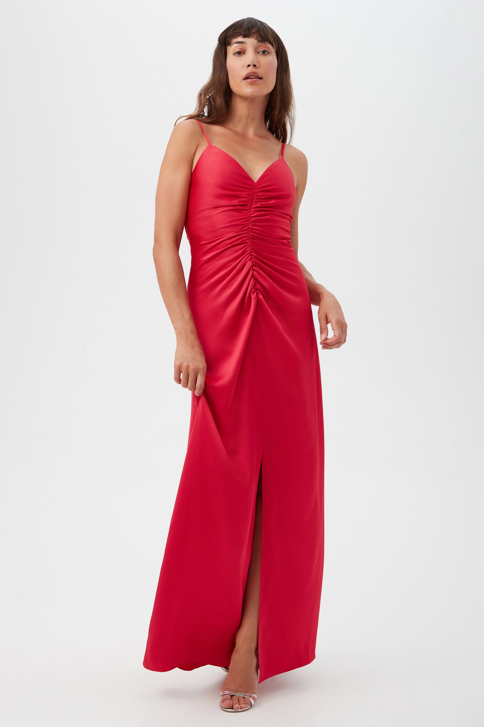 Tulipe Sleeveless Satin Dress