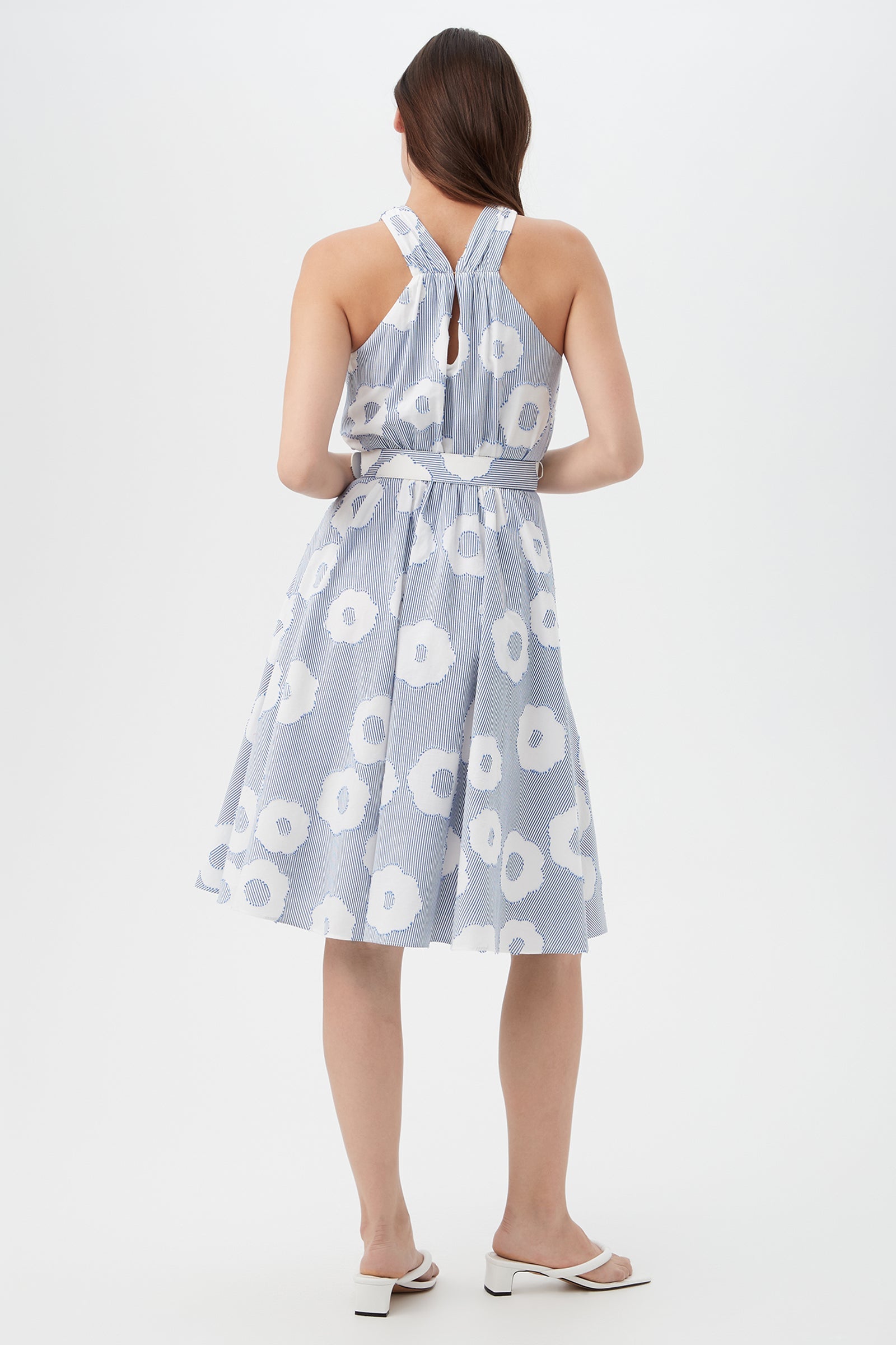 Mardi Sleeveless Dress - Cassis Cotton