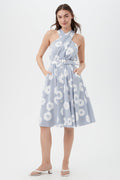 Mardi Sleeveless Dress - Cassis Cotton