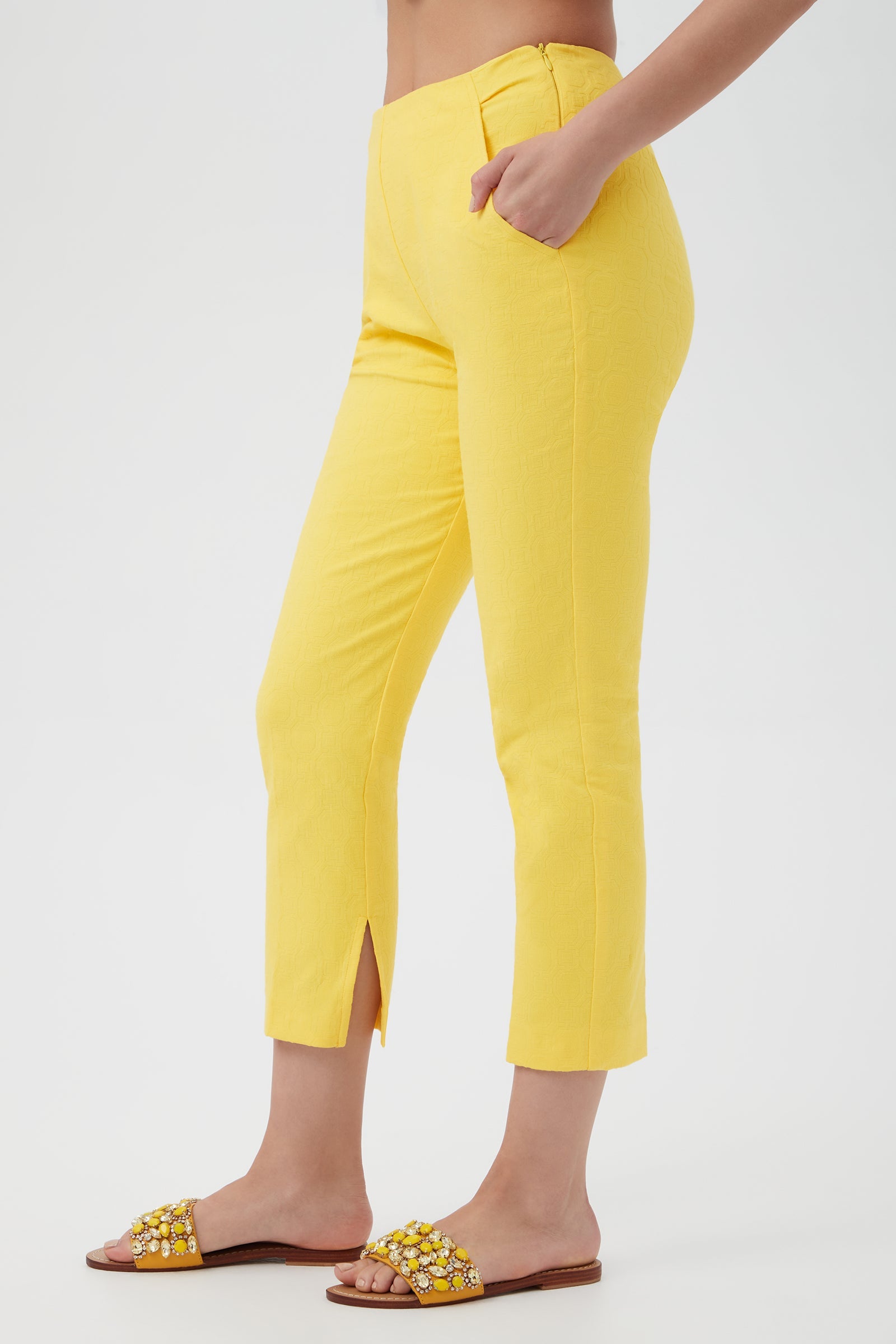 Pop Slim-Leg Stretch Pant