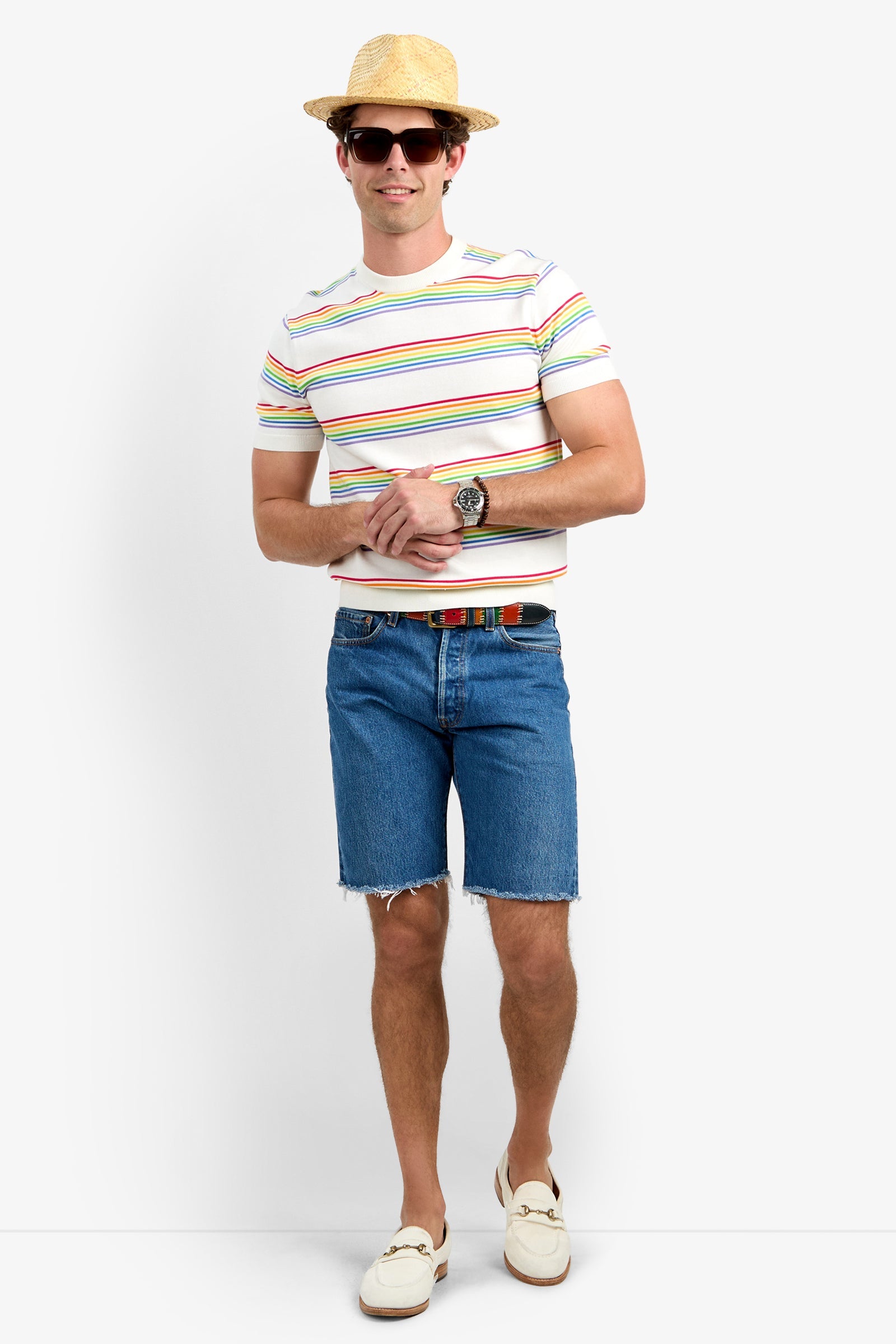 Carlo Short-Sleeve Crewneck - Pride