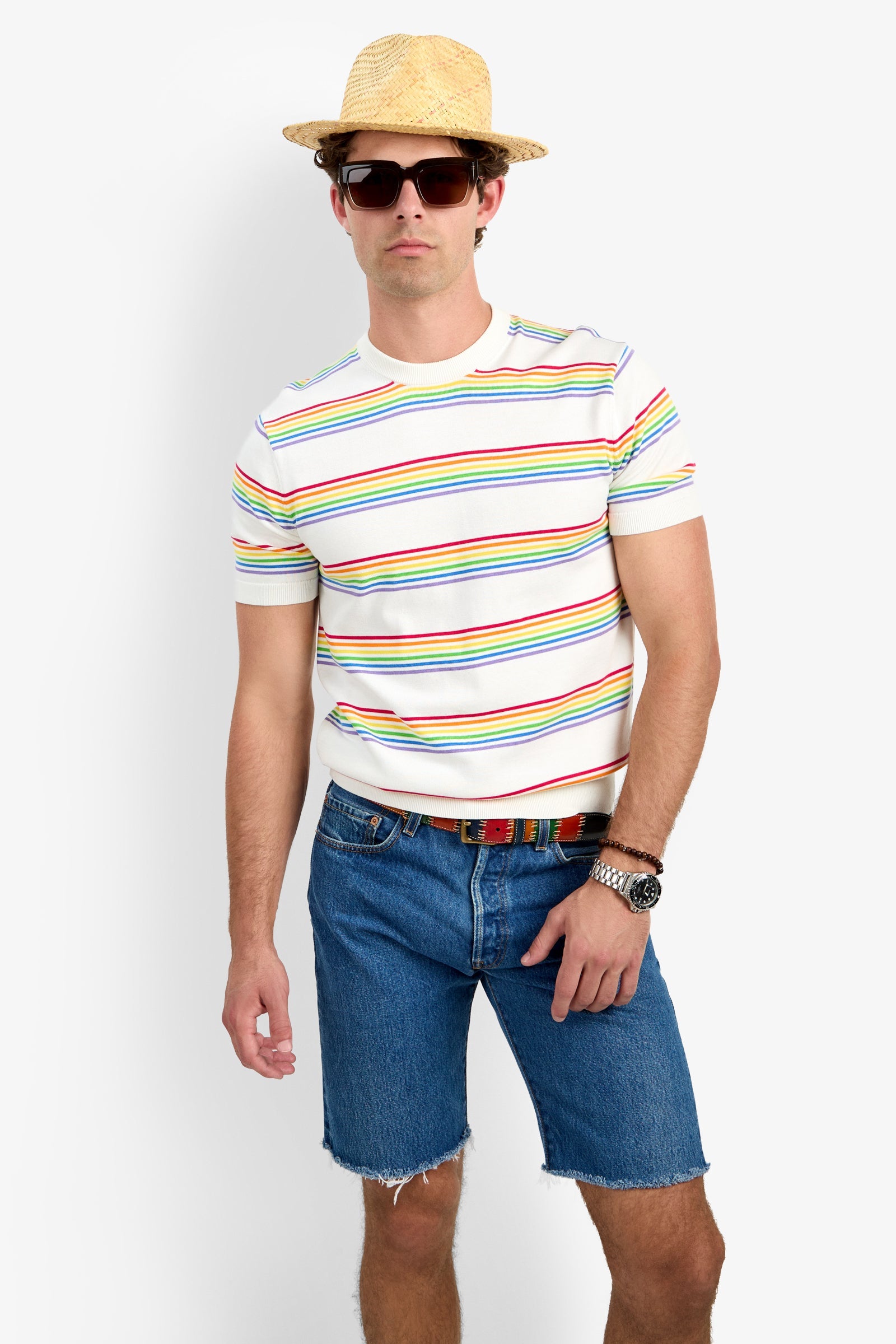 Carlo Short-Sleeve Crewneck - Pride