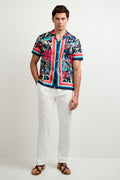 Clyde Slim Trouser - Stretch Piqué