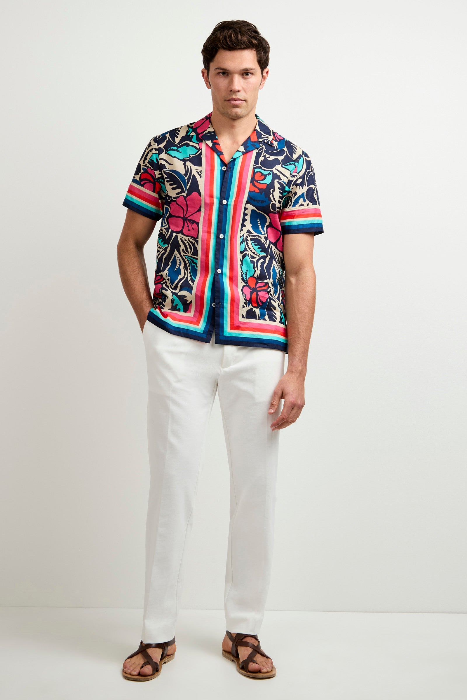 Clyde Slim Trouser - Stretch Piqué