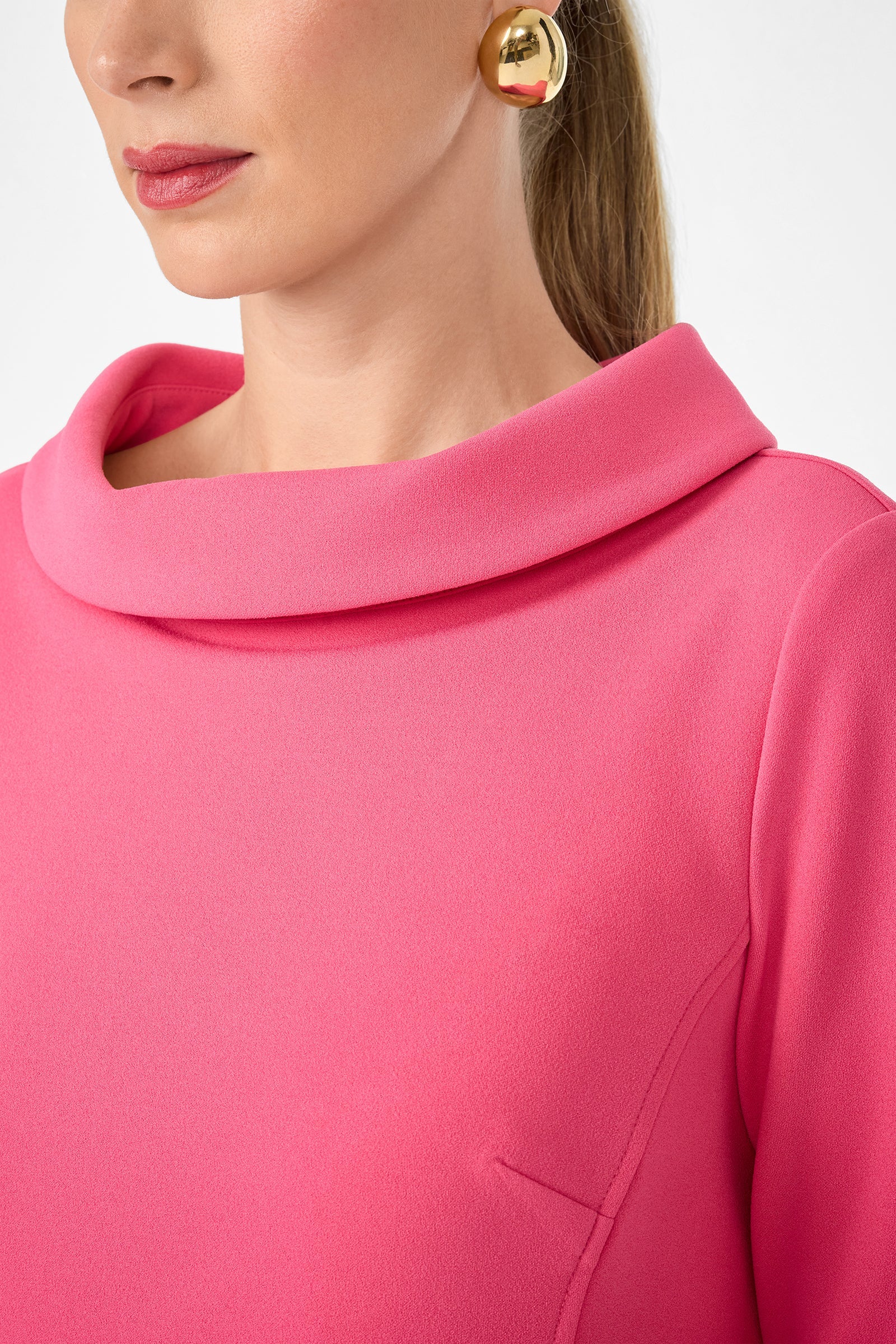 Maleko Short-Sleeve Shift Dress