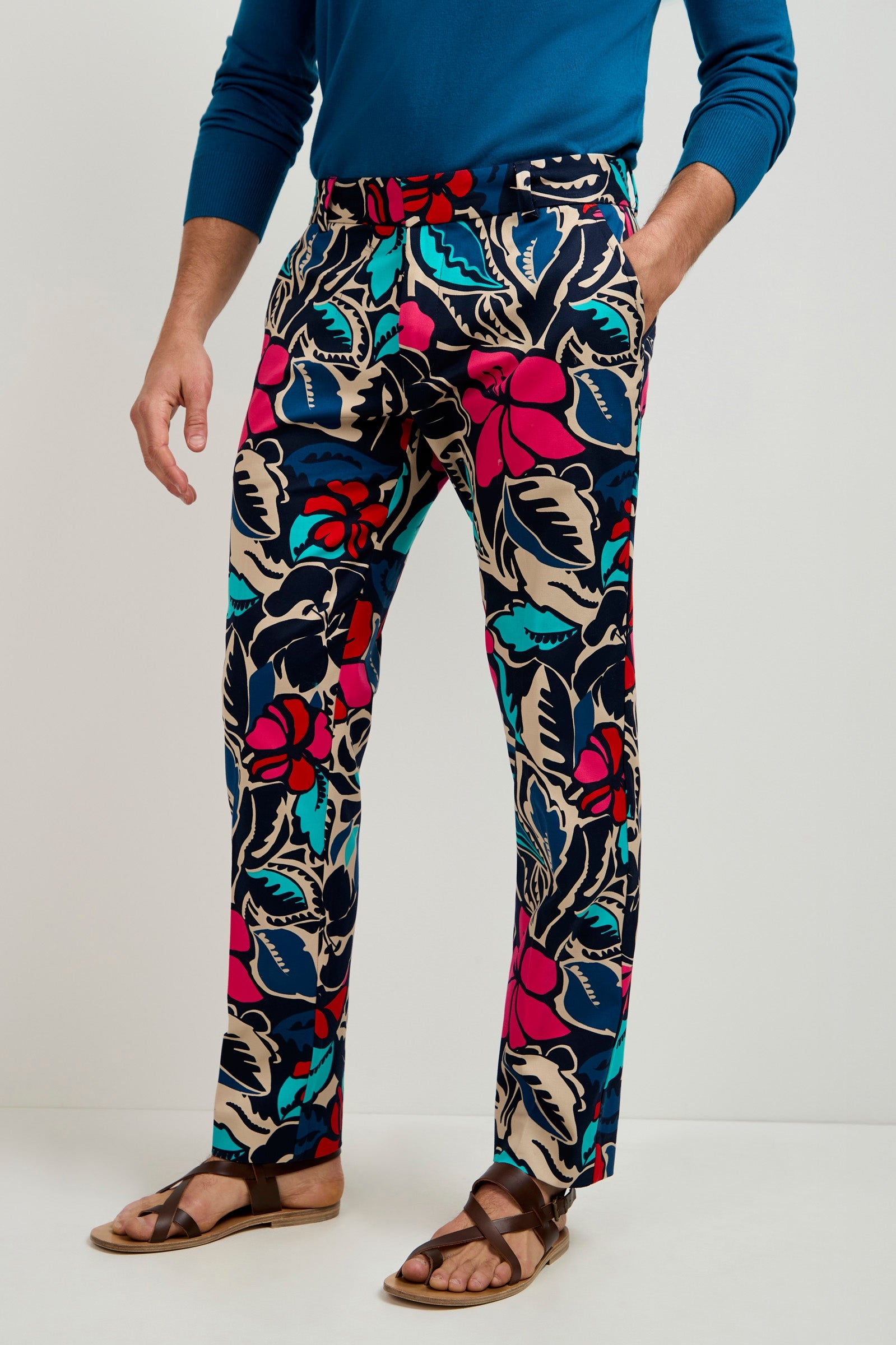 Clyde Slim Trouser - Copacabana