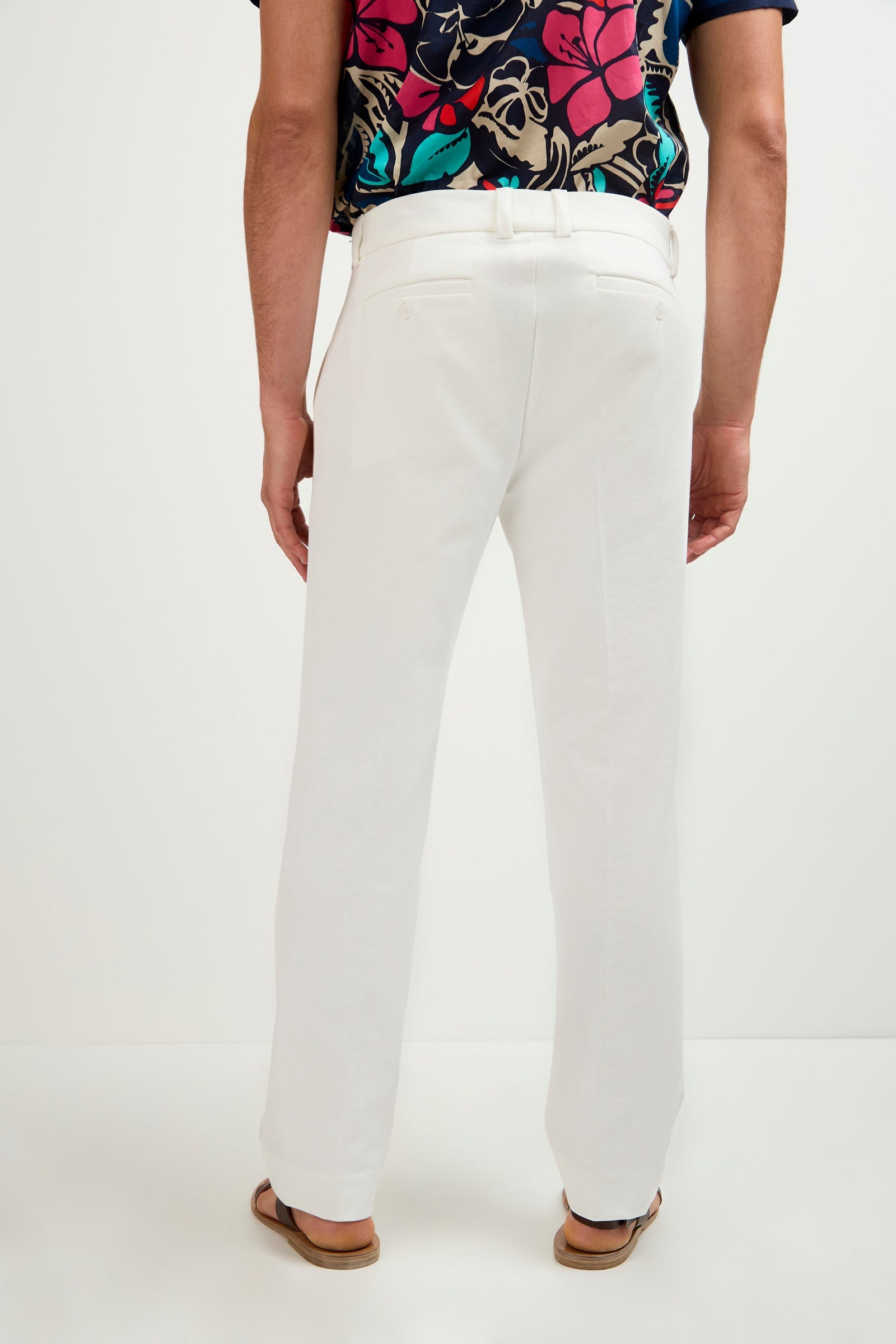 Clyde Slim Trouser - Stretch Piqué