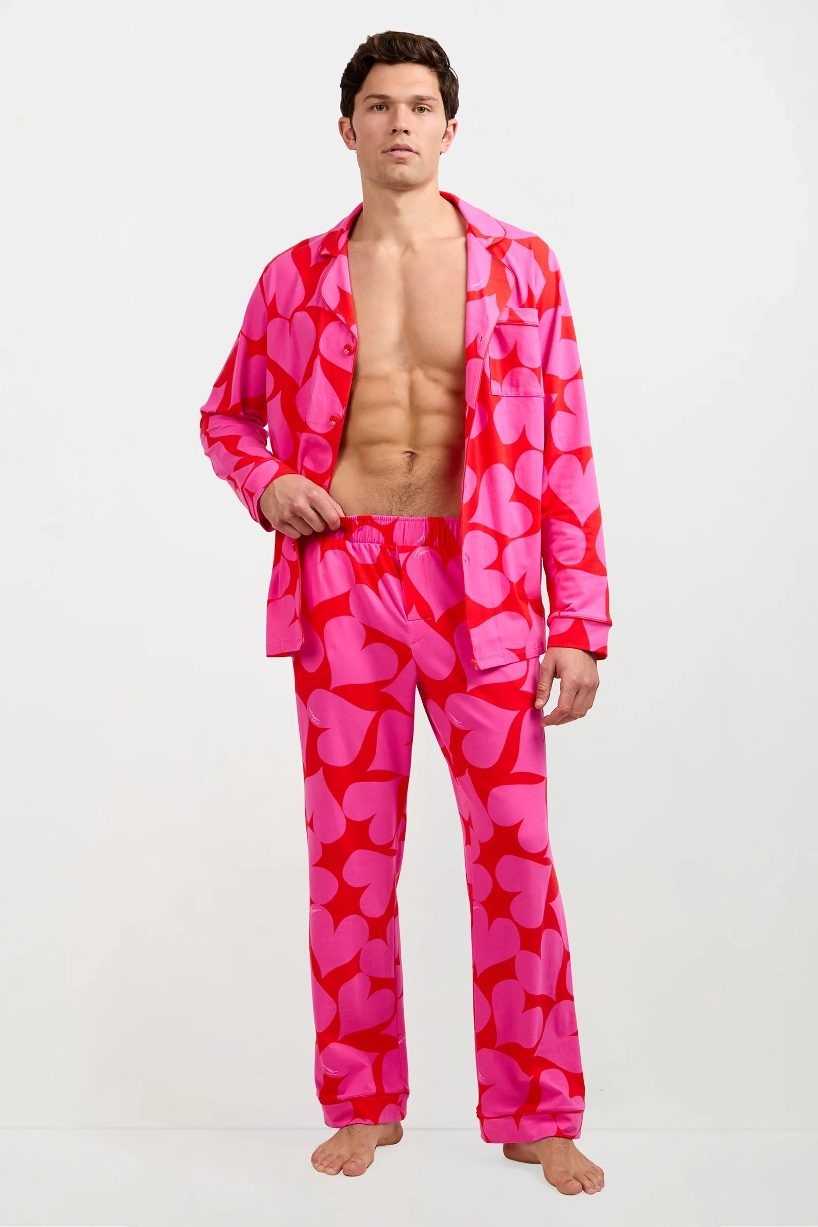Men's Classic PJ Set - Hearts