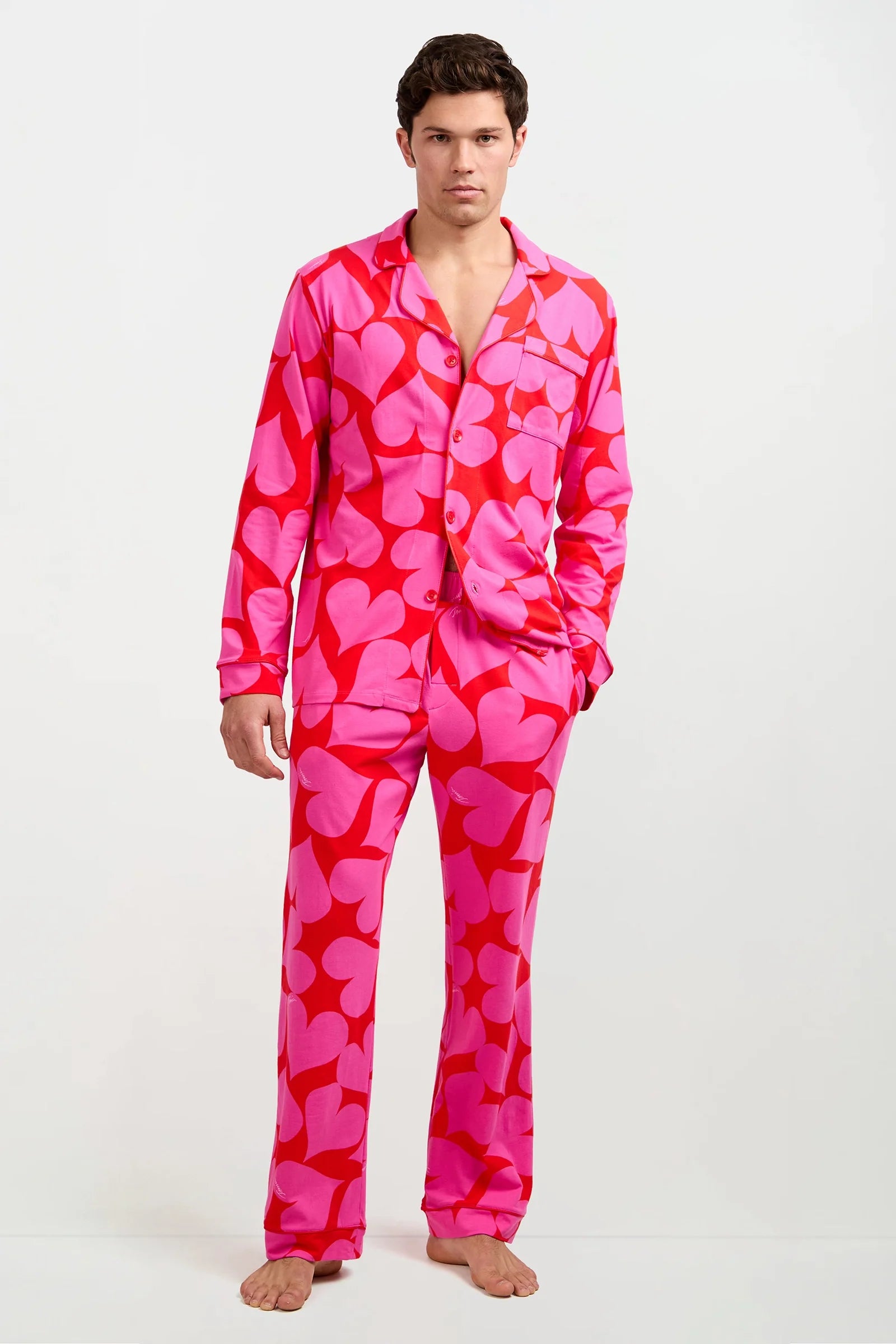 Men's Classic PJ Set - Hearts