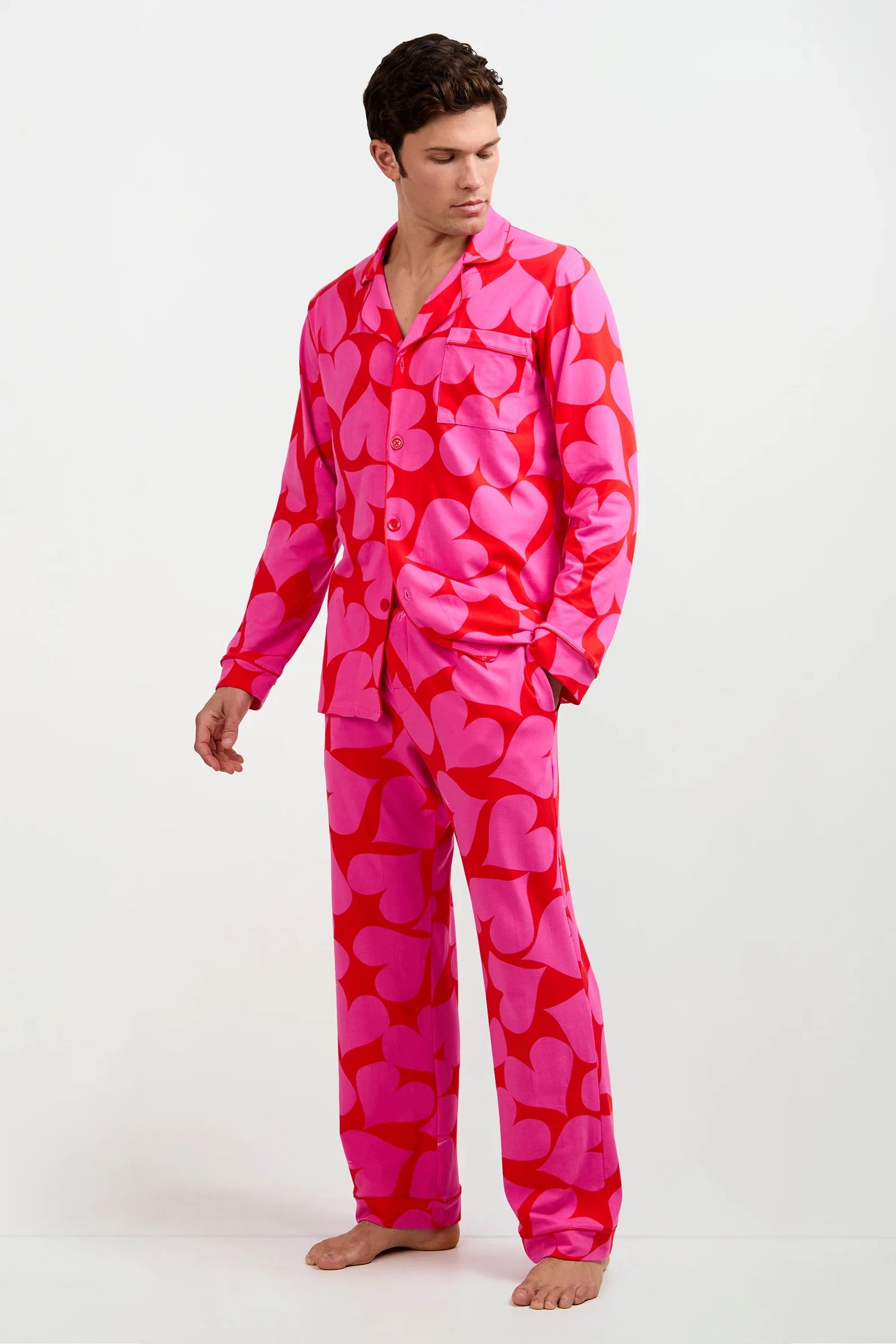 Men's Classic PJ Set - Hearts