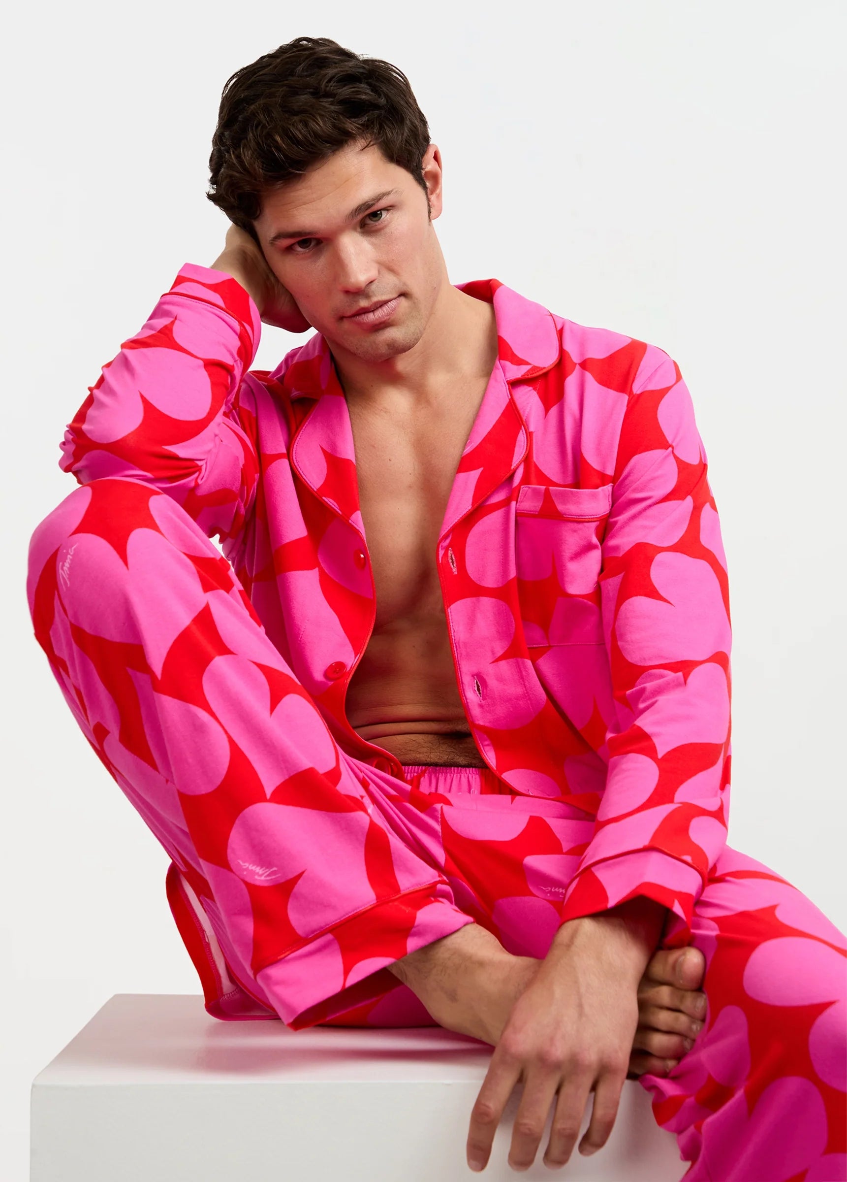 Men's Classic PJ Set - Hearts