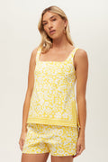 Aspire Sleeveless Top - Poolside Gossip
