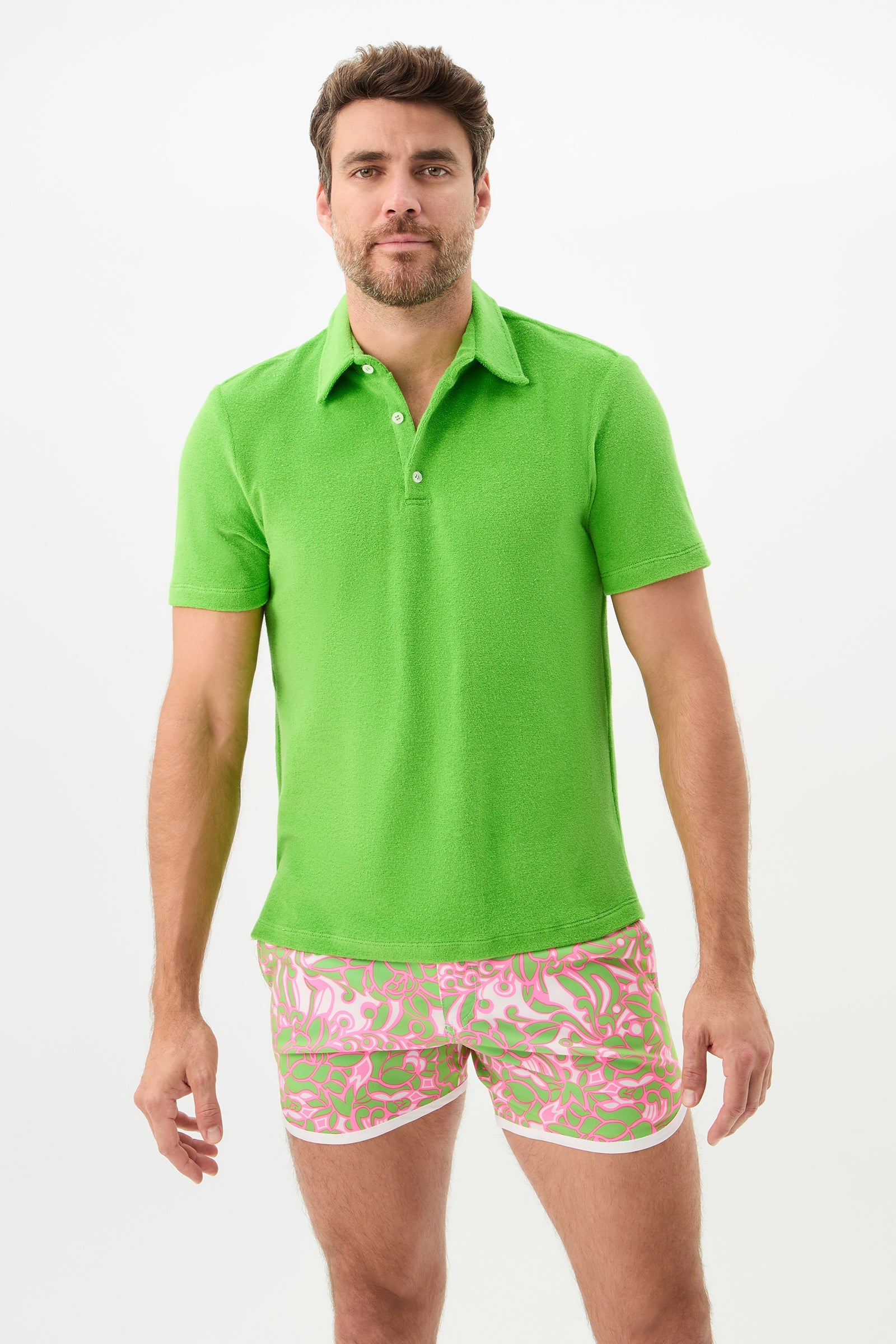 Dallas Short-Sleeve Polo Shirt - Linsk Terry