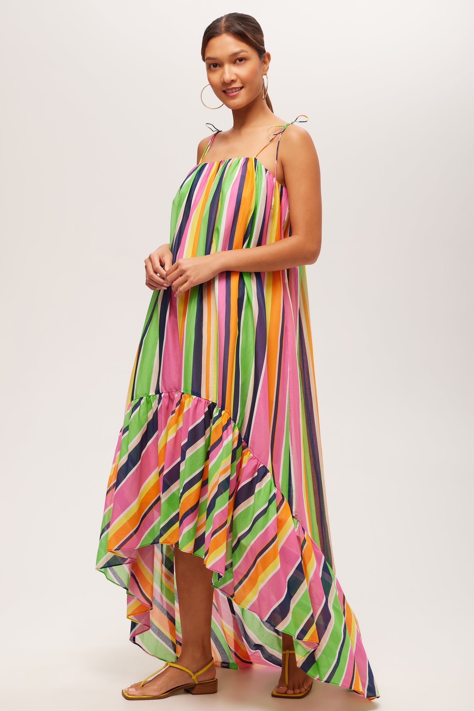 Enchant Dress - Splash Stripe