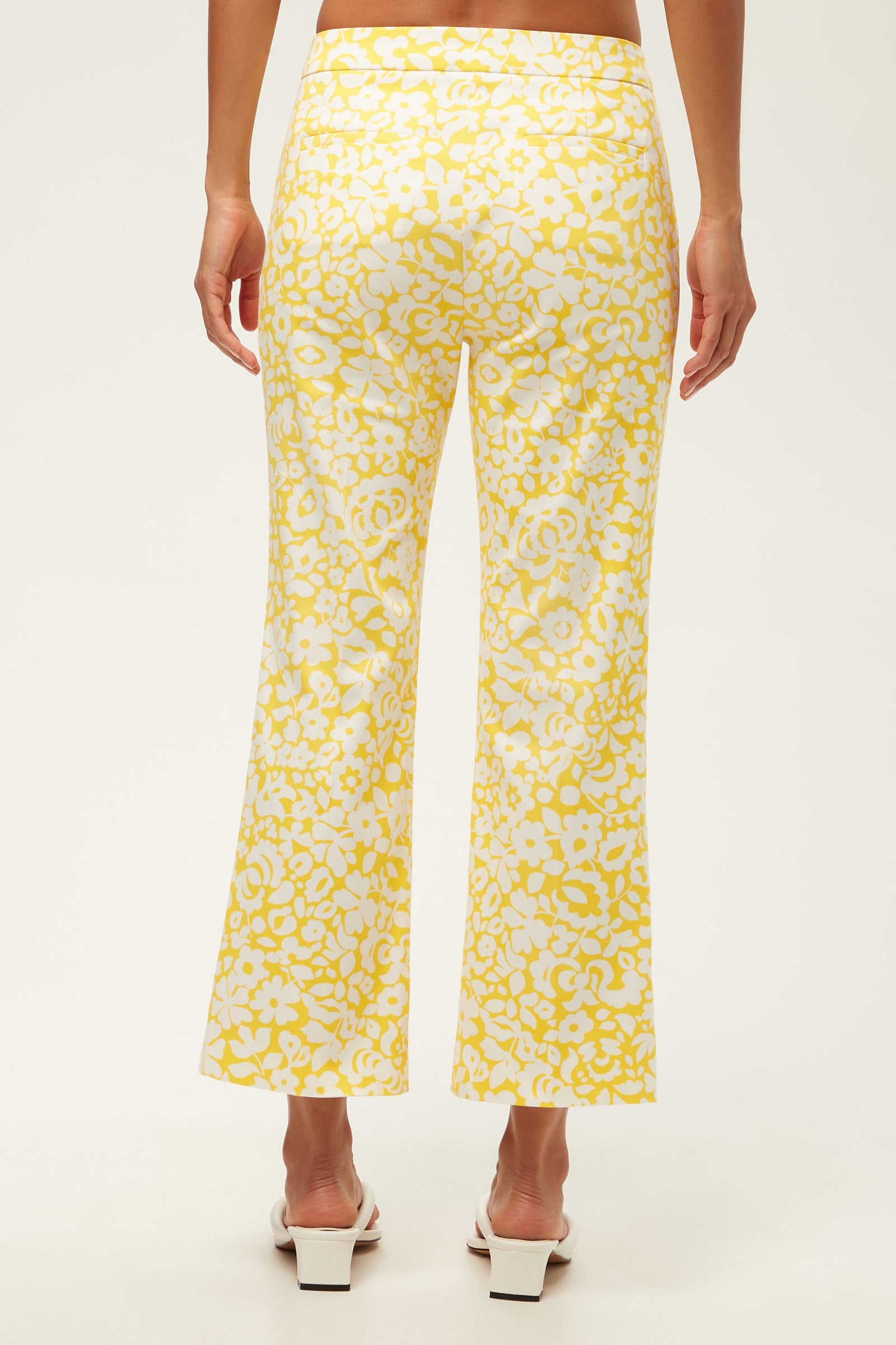Lulu Cropped Pant - Poolside Gossip