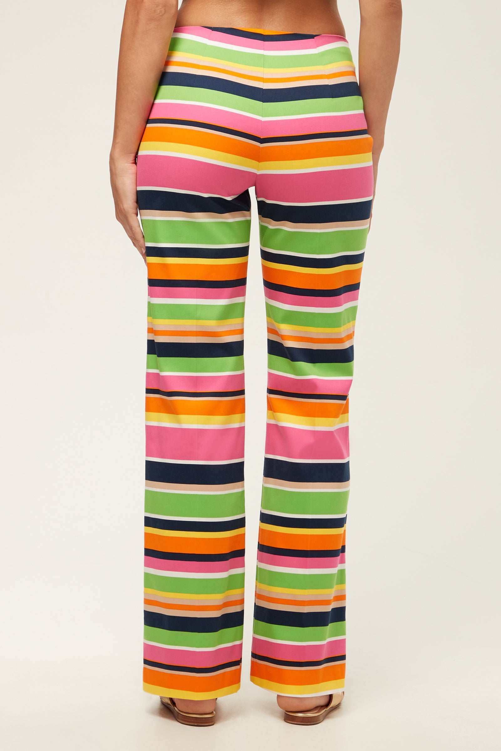 Rudi Straight-Leg Pant - Splash Stripe