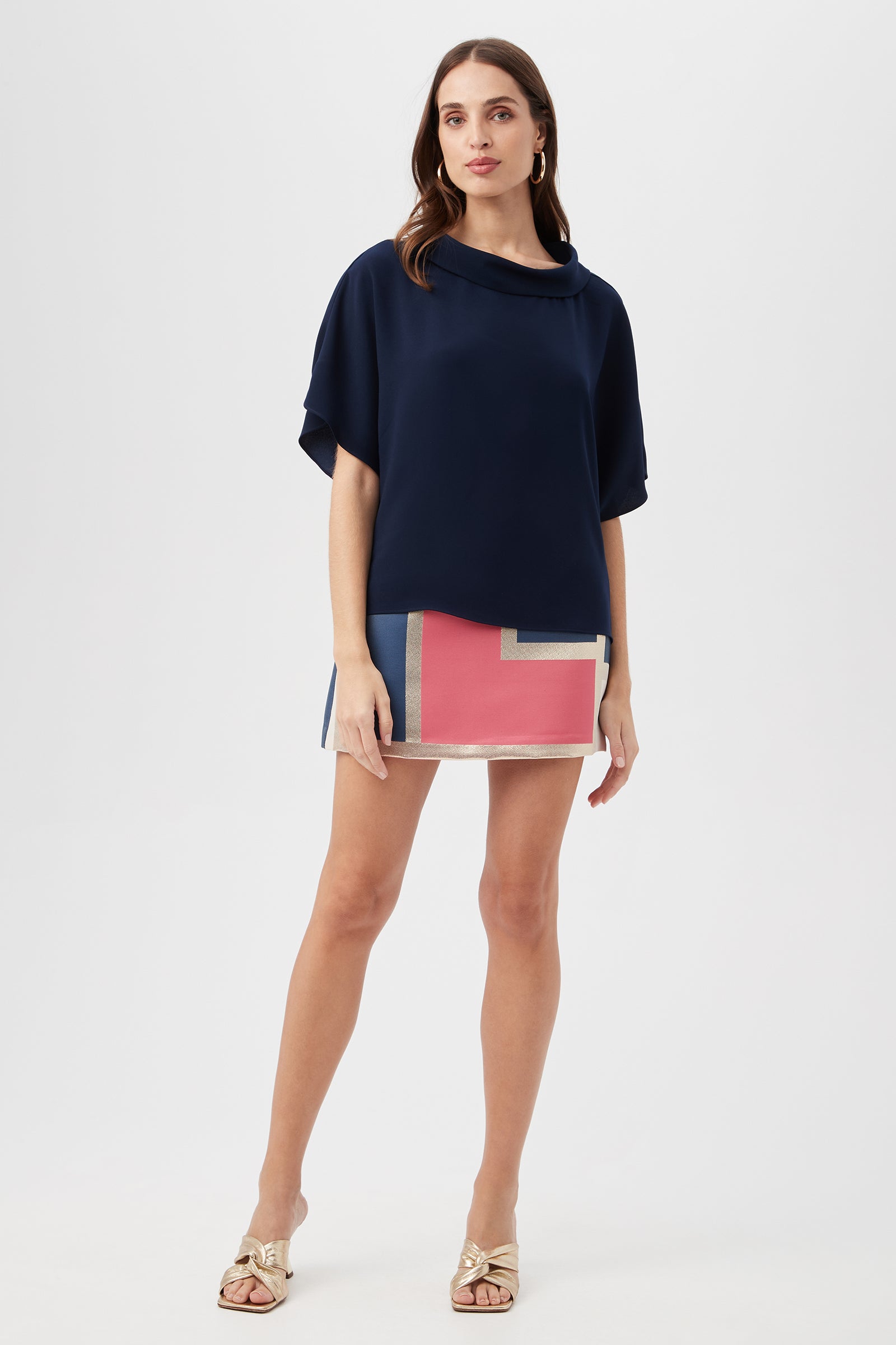 Honeysuckle Boatneck Dolman-Sleeve Top