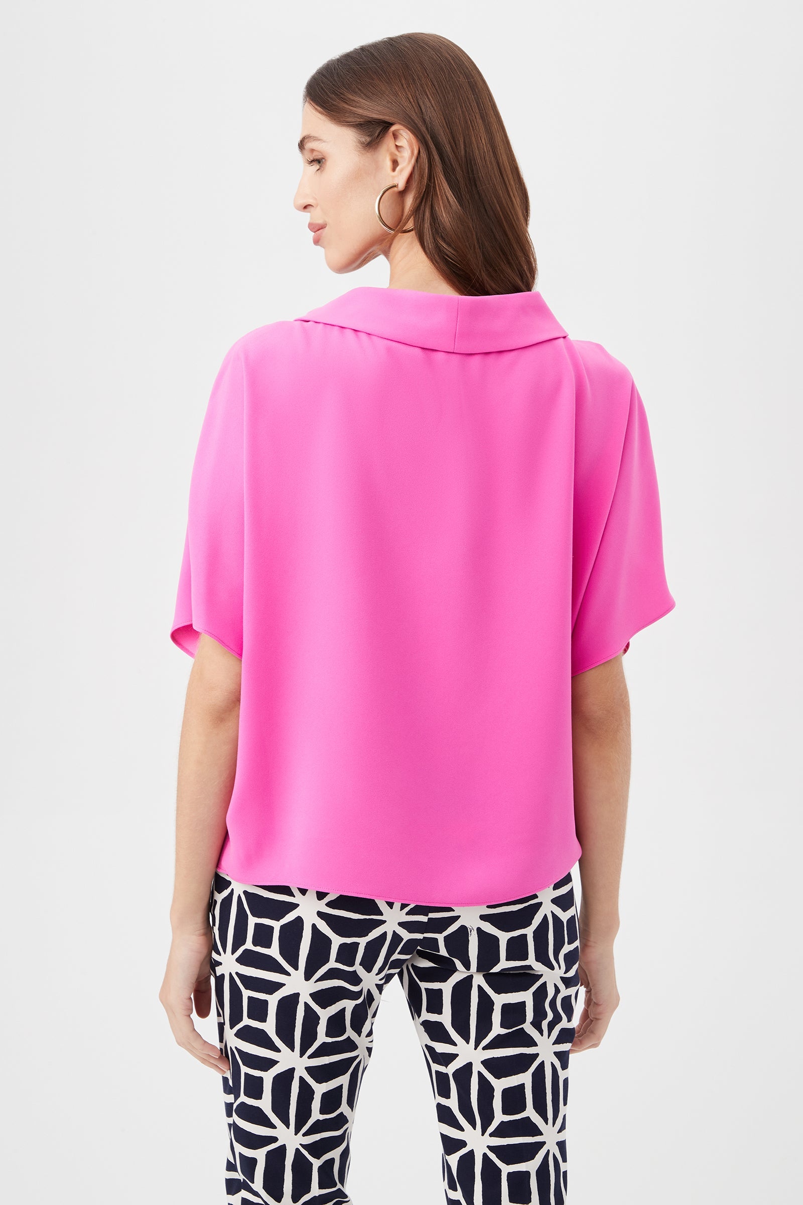 Honeysuckle Boatneck Dolman-Sleeve Top