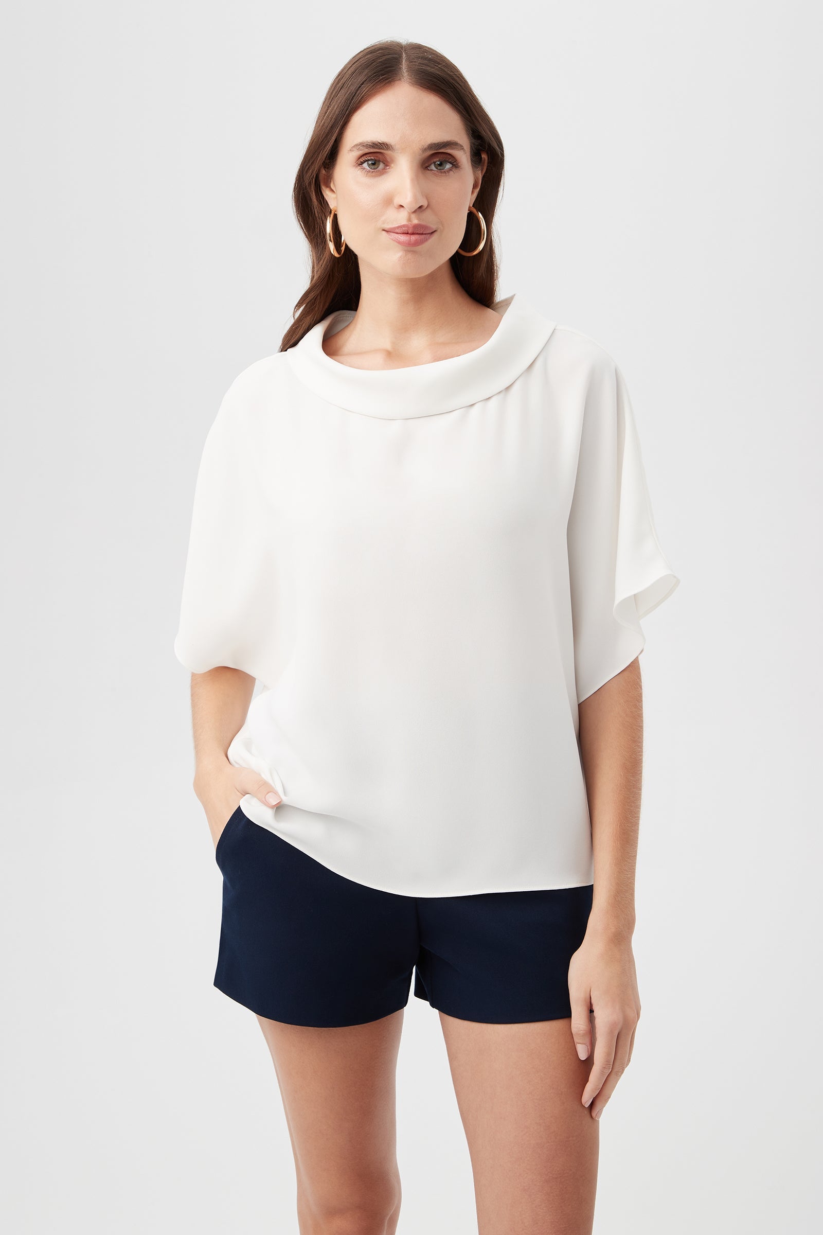 Honeysuckle Boatneck Dolman-Sleeve Top