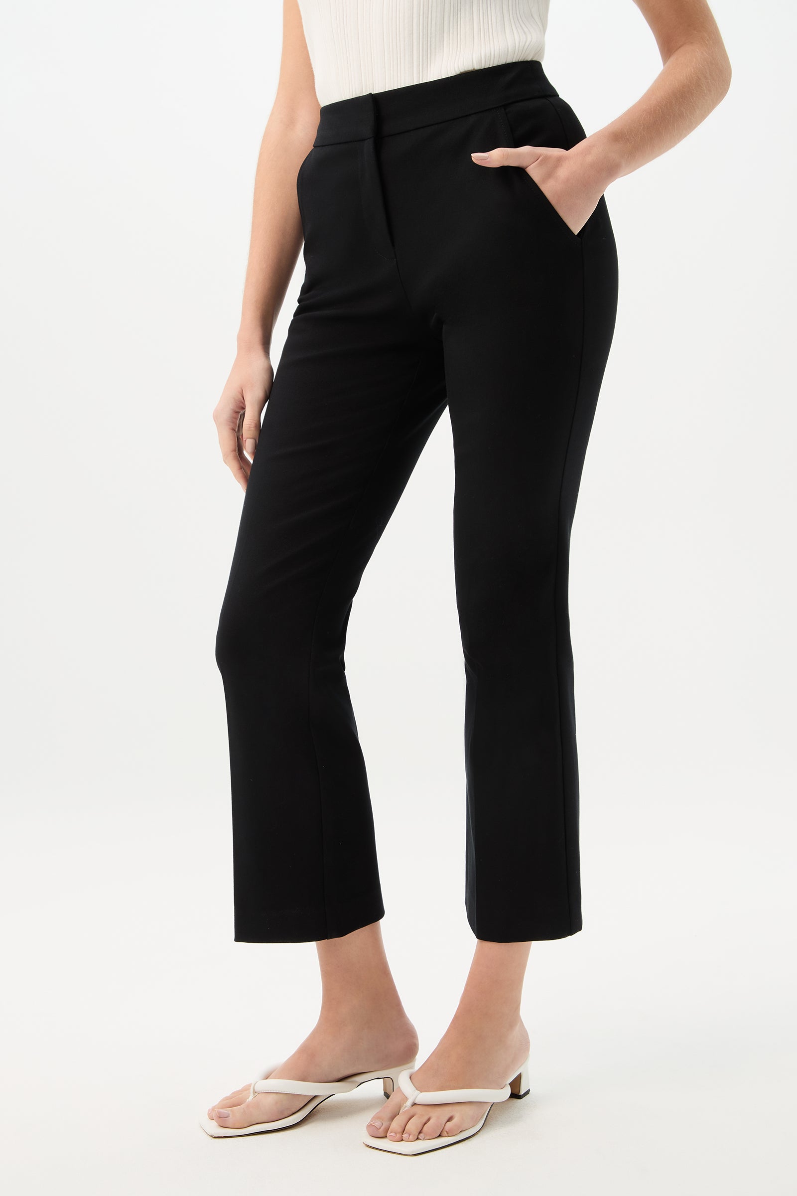 Lulu Cropped Pant - Cotton Bi-Stretch