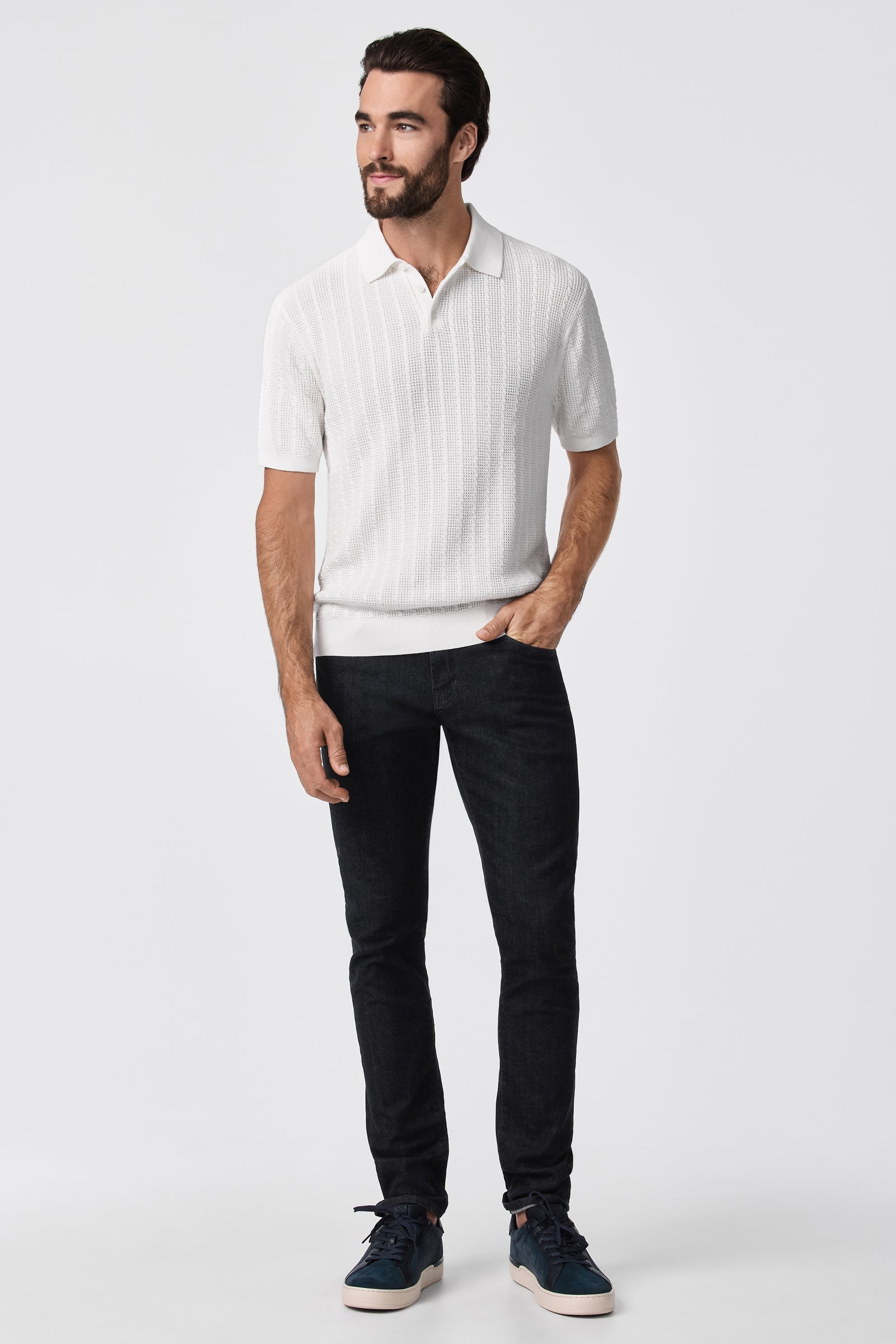 Asher Short-Sleeve Polo