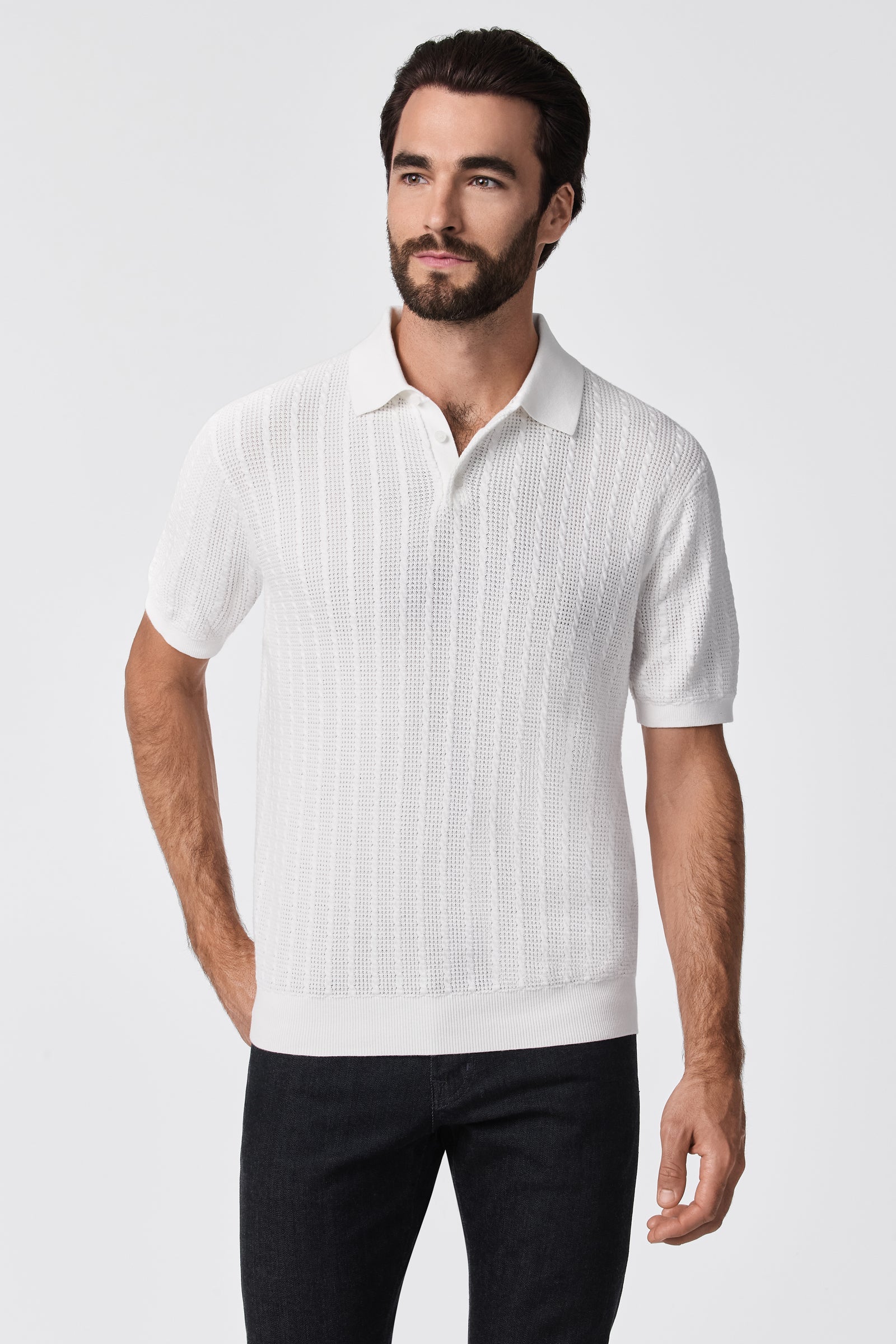 Asher Short-Sleeve Polo