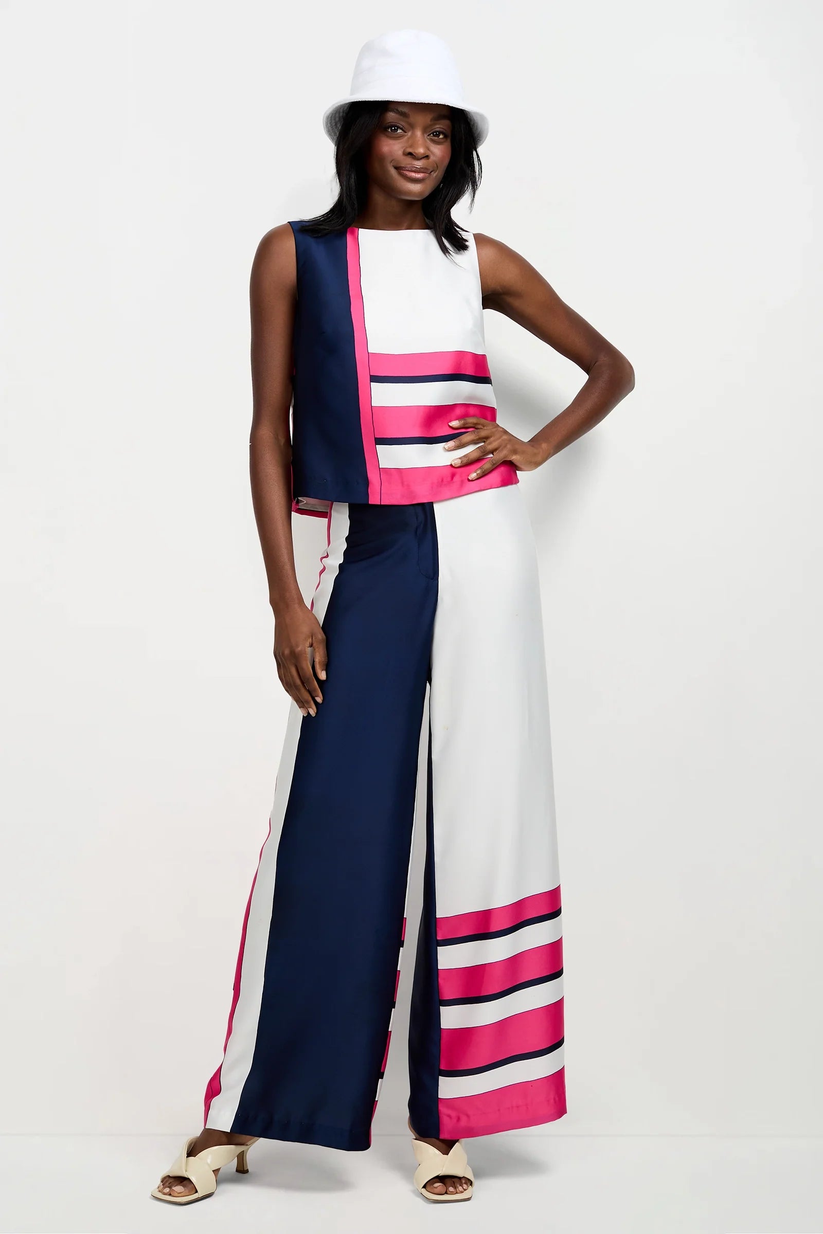 Cadorna Linee Sleeveless Top