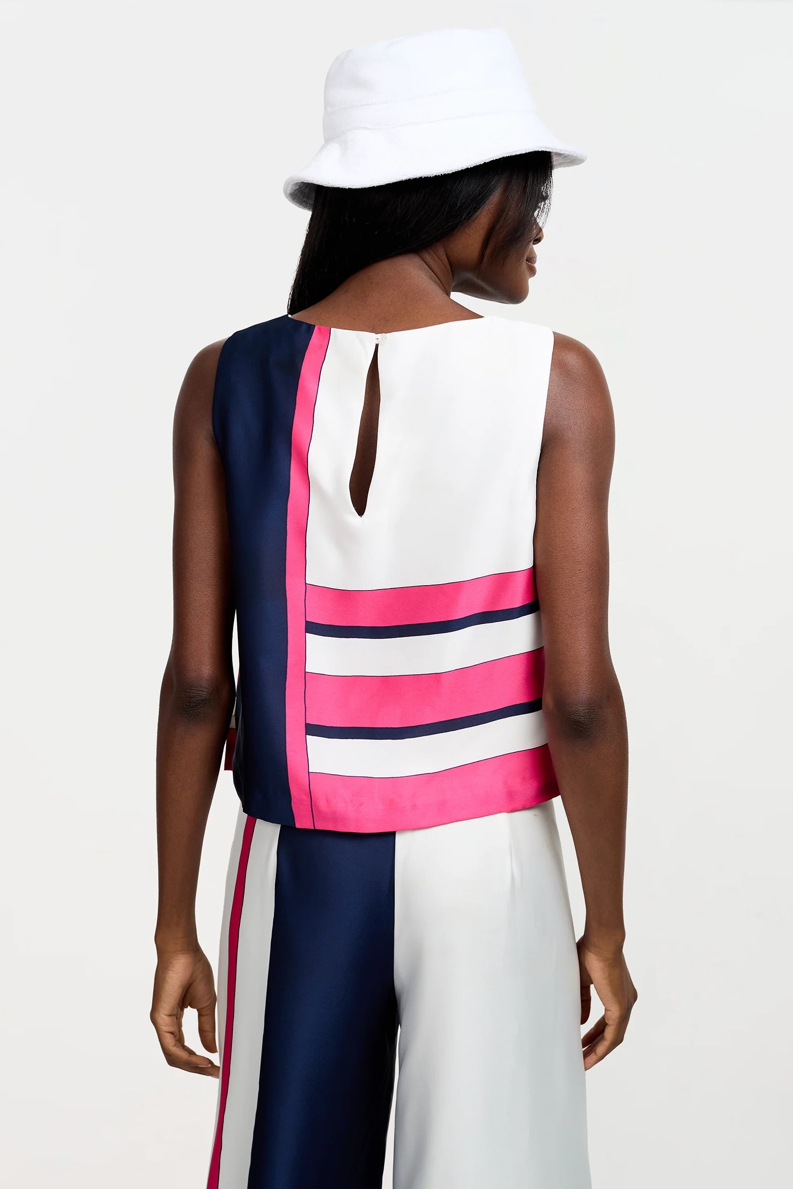 Cadorna Linee Sleeveless Top