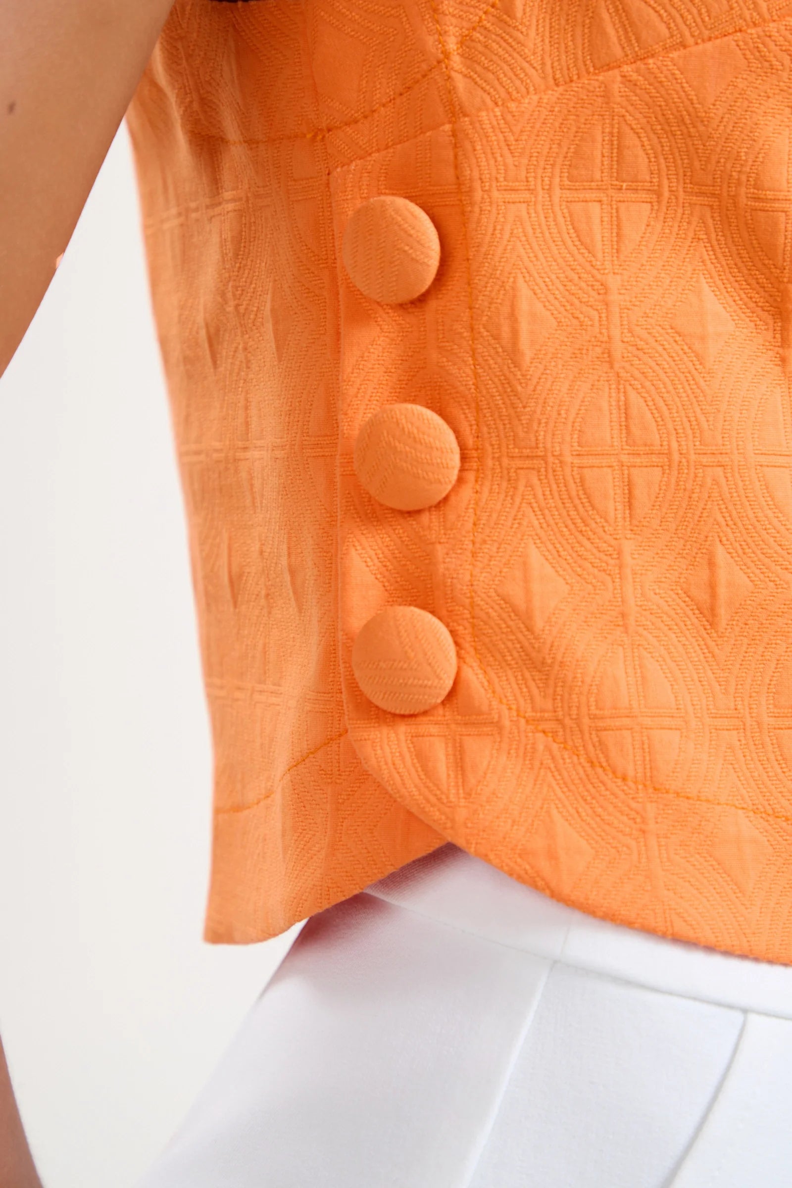 Siara Button Side Top