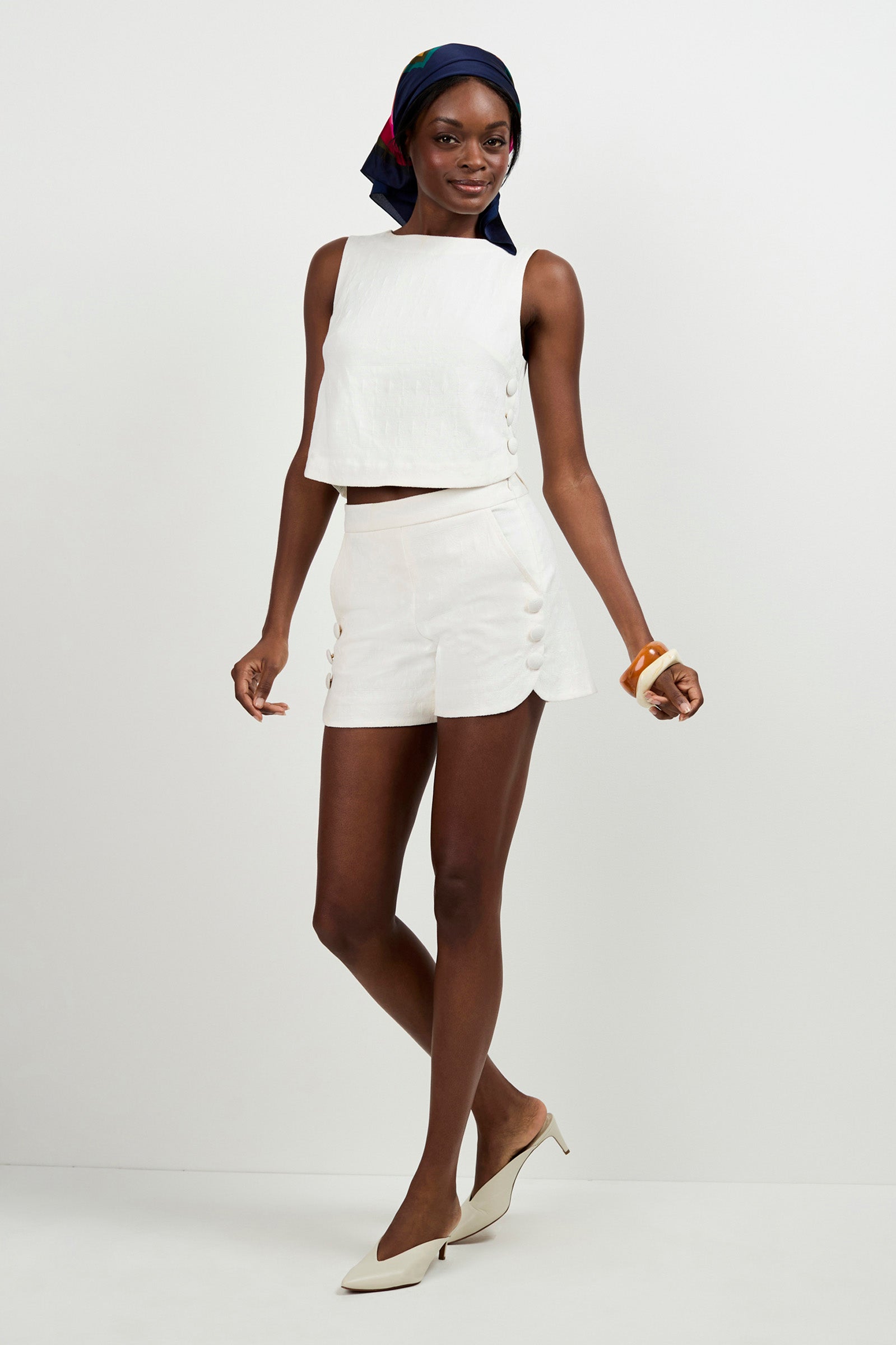 Duomo Button Side Short
