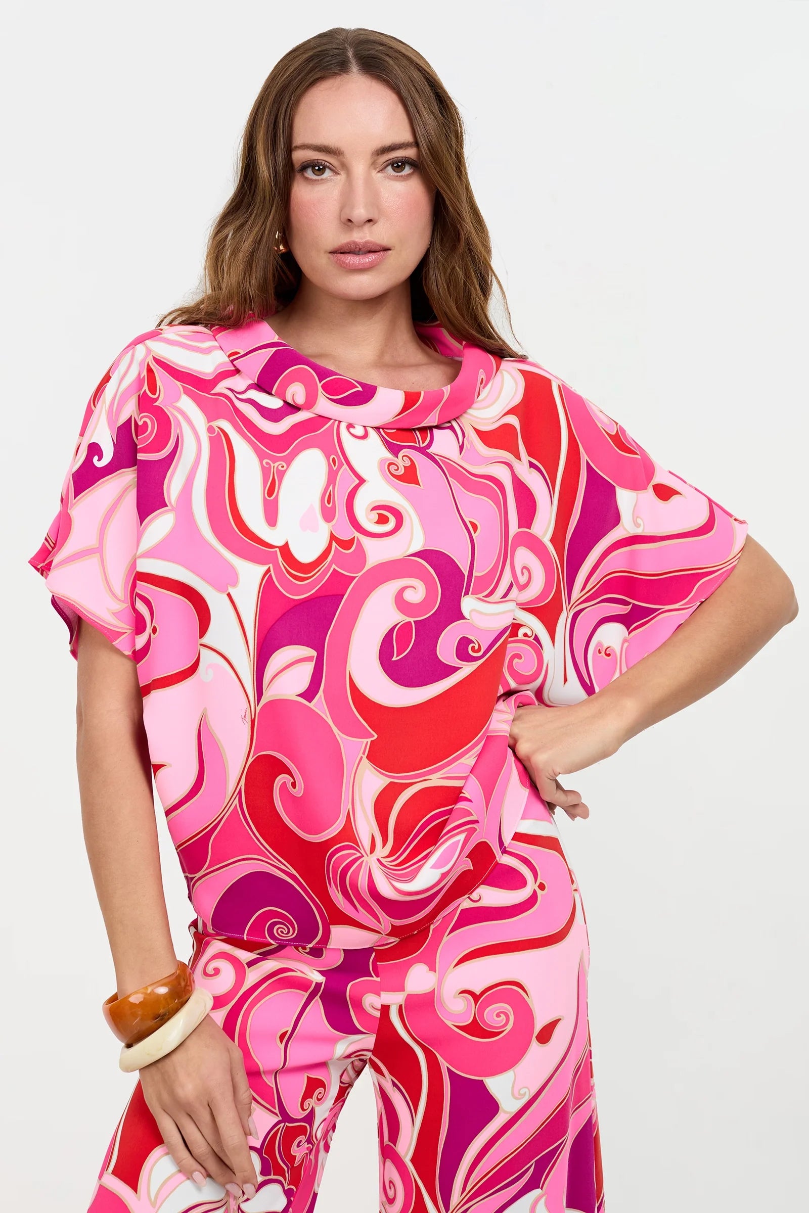 Honeysuckle Boatneck Top